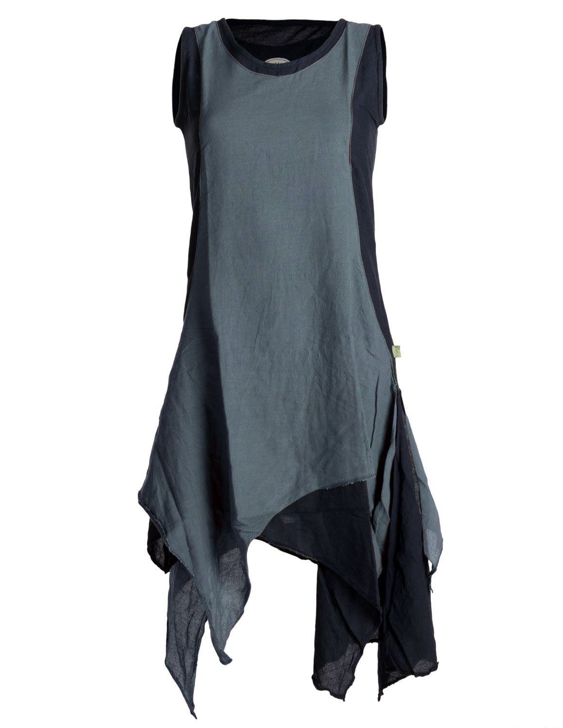 Vishes Sommerkleid Ärmelloses Lagenlook Kleid handgewebte günstig online kaufen