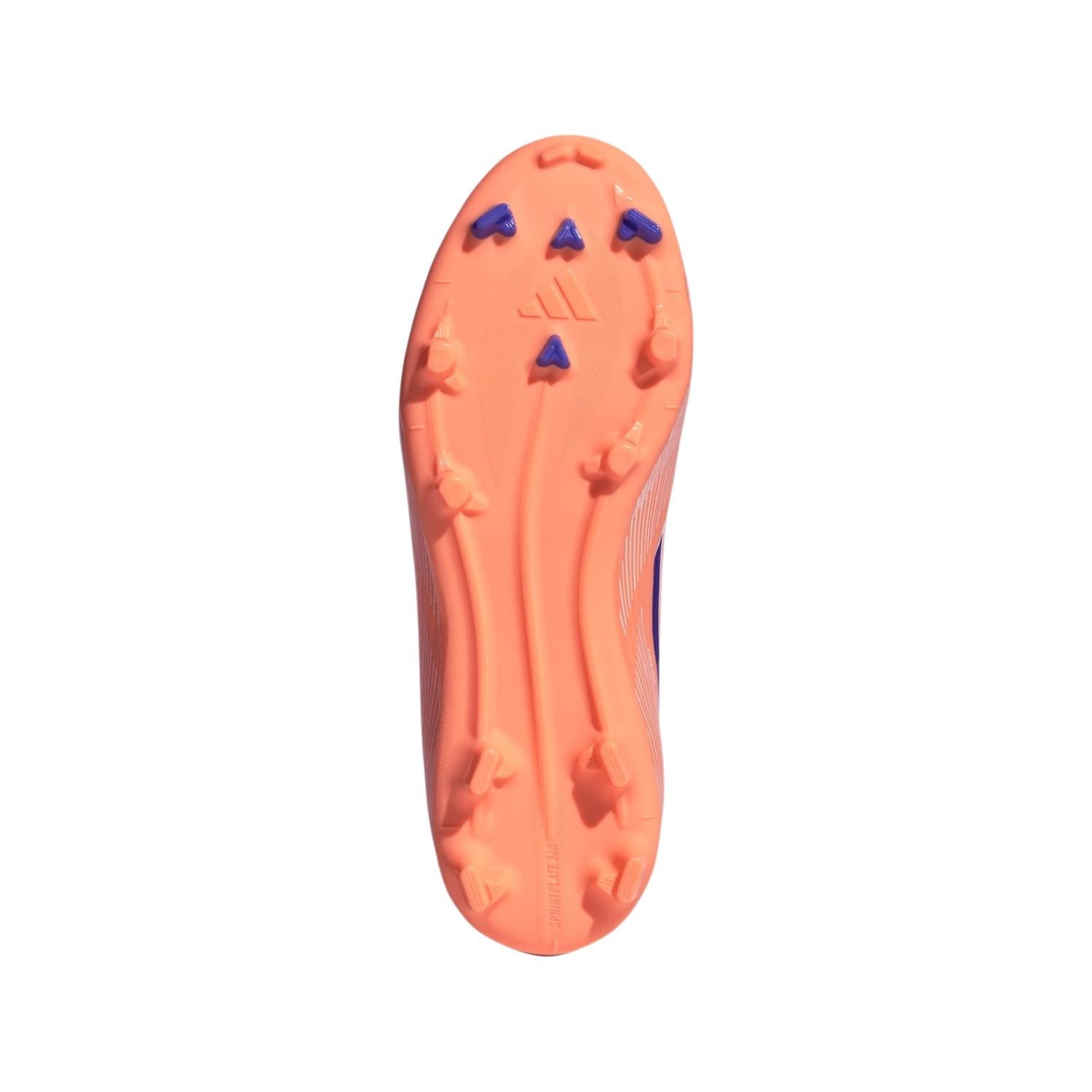 adidas Performance F50 League FG/MG (Kunstrasen, für feste Böden) orange/blau Jungen Fußballschuh – Bild 4 von 5