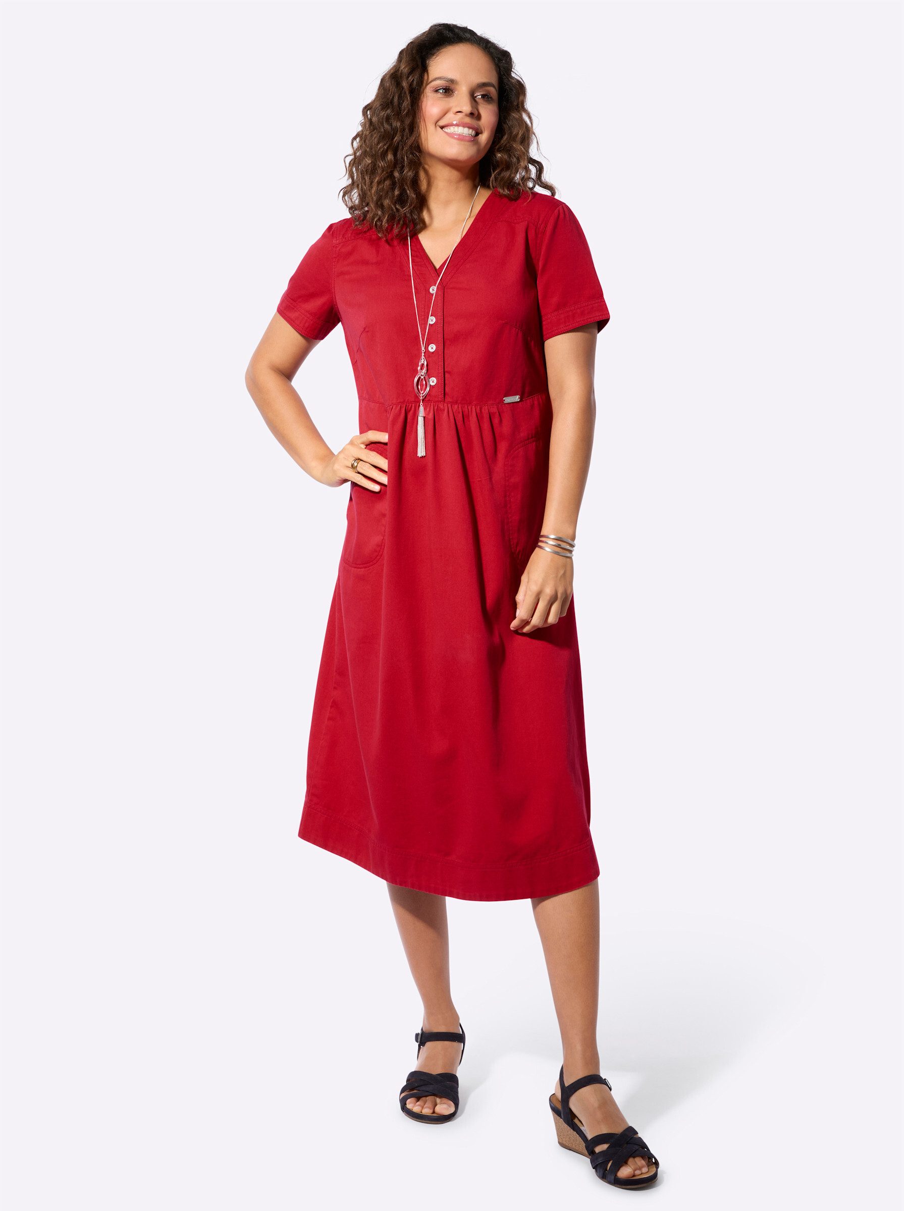Witt Etuikleid Jeans-Kleid Kurzarm günstig online kaufen