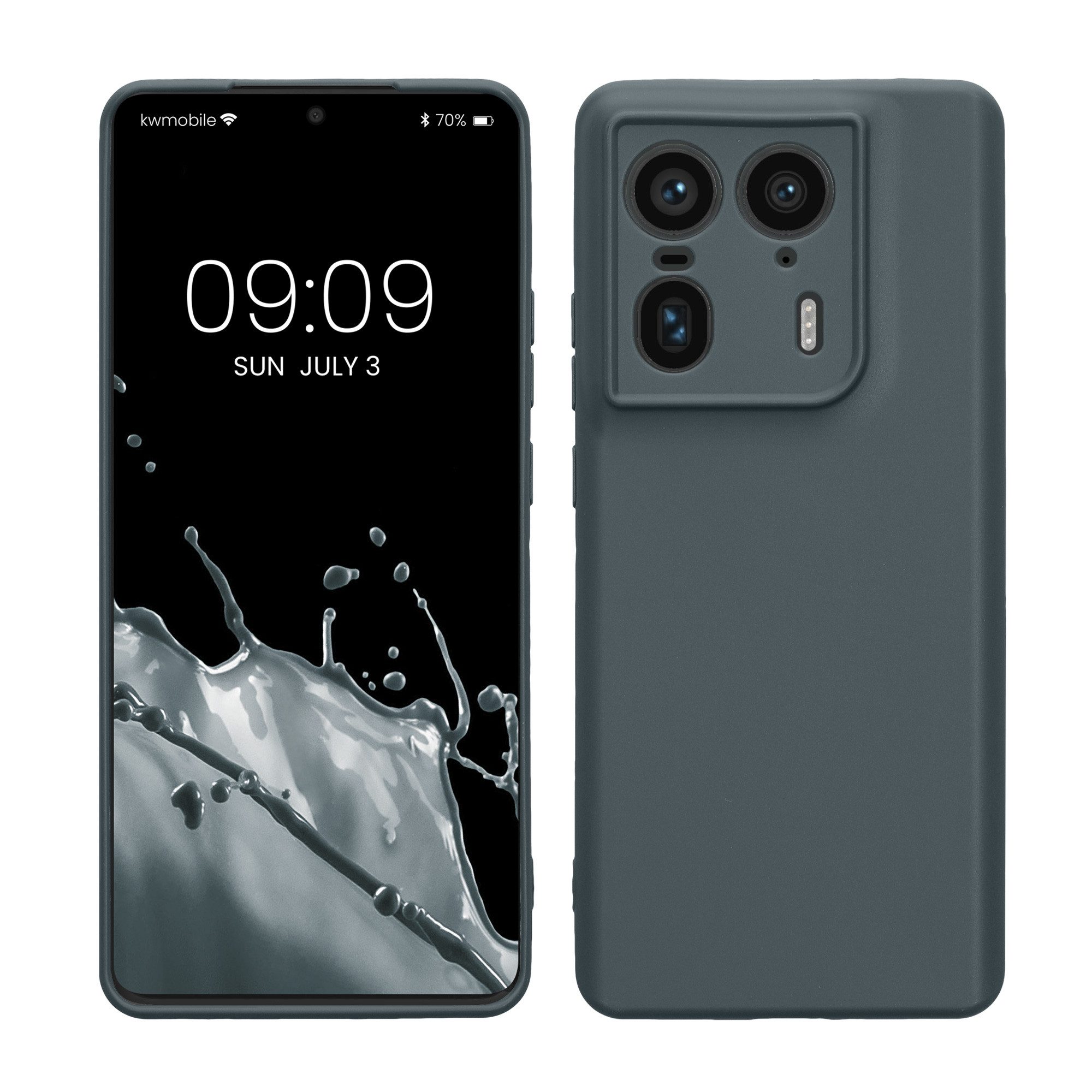 kwmobile Handyhülle Handyhülle für Motorola Edge 50 Ultra Hülle, Weiches Handy Silikon Case - Schutzhülle Cover