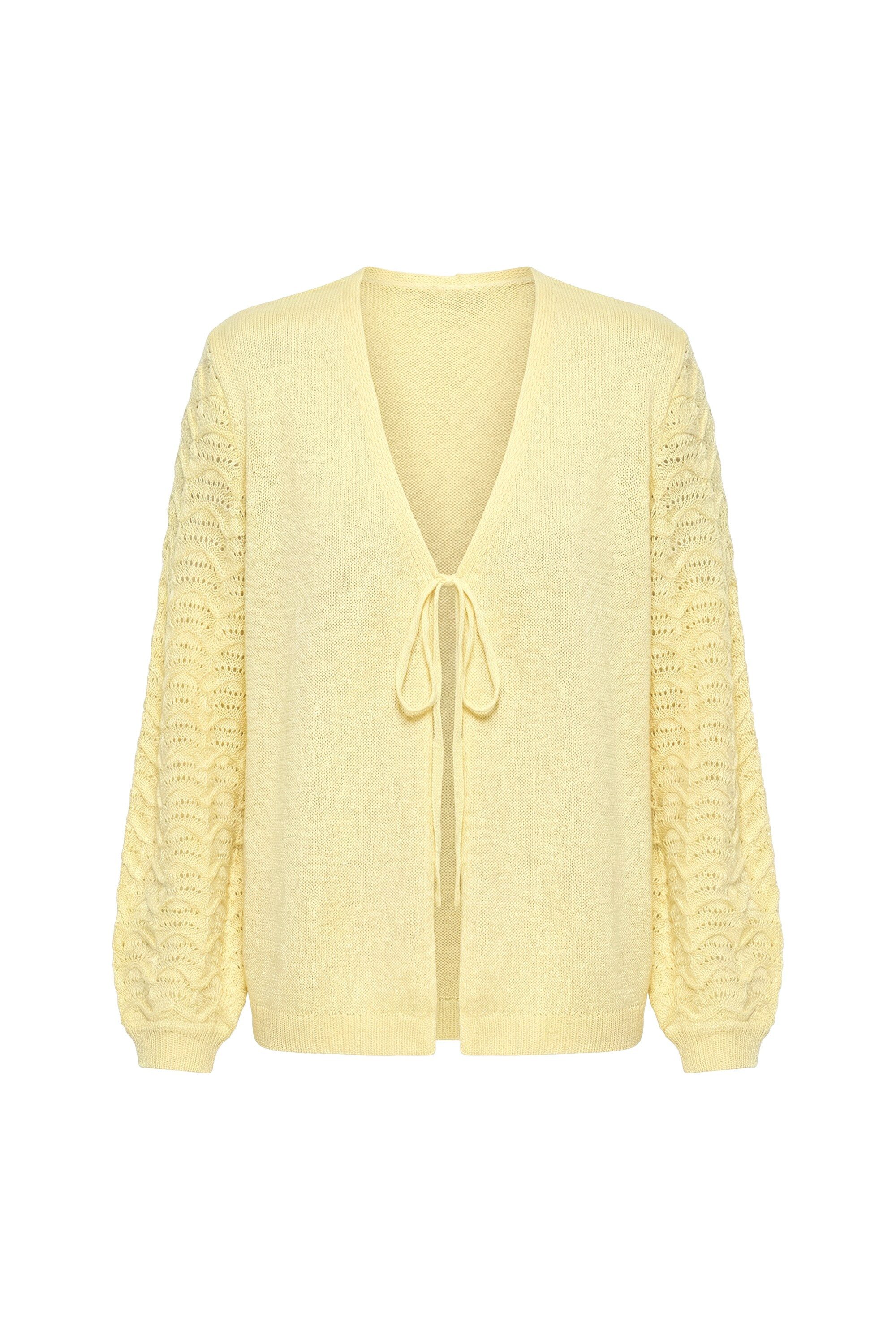 MIAMODA Strickjacke Strickjacke Komfort Fit Glitzerstrick günstig online kaufen