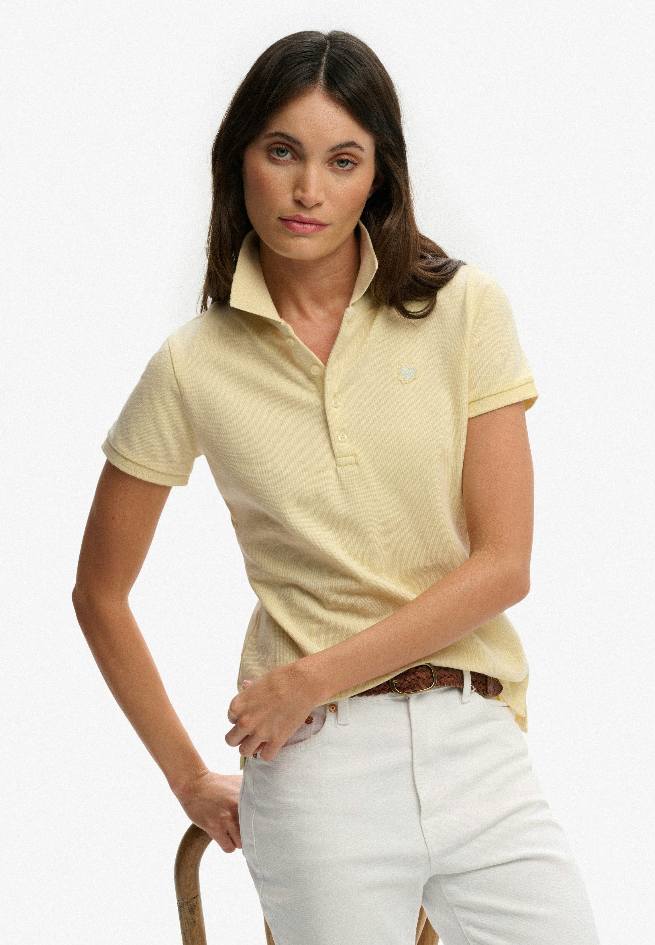 Superdry Poloshirt HERITAGE SLIM FIT POLO mit klassischem Polokragen, aus Baumwollmischung, in Single Jersey