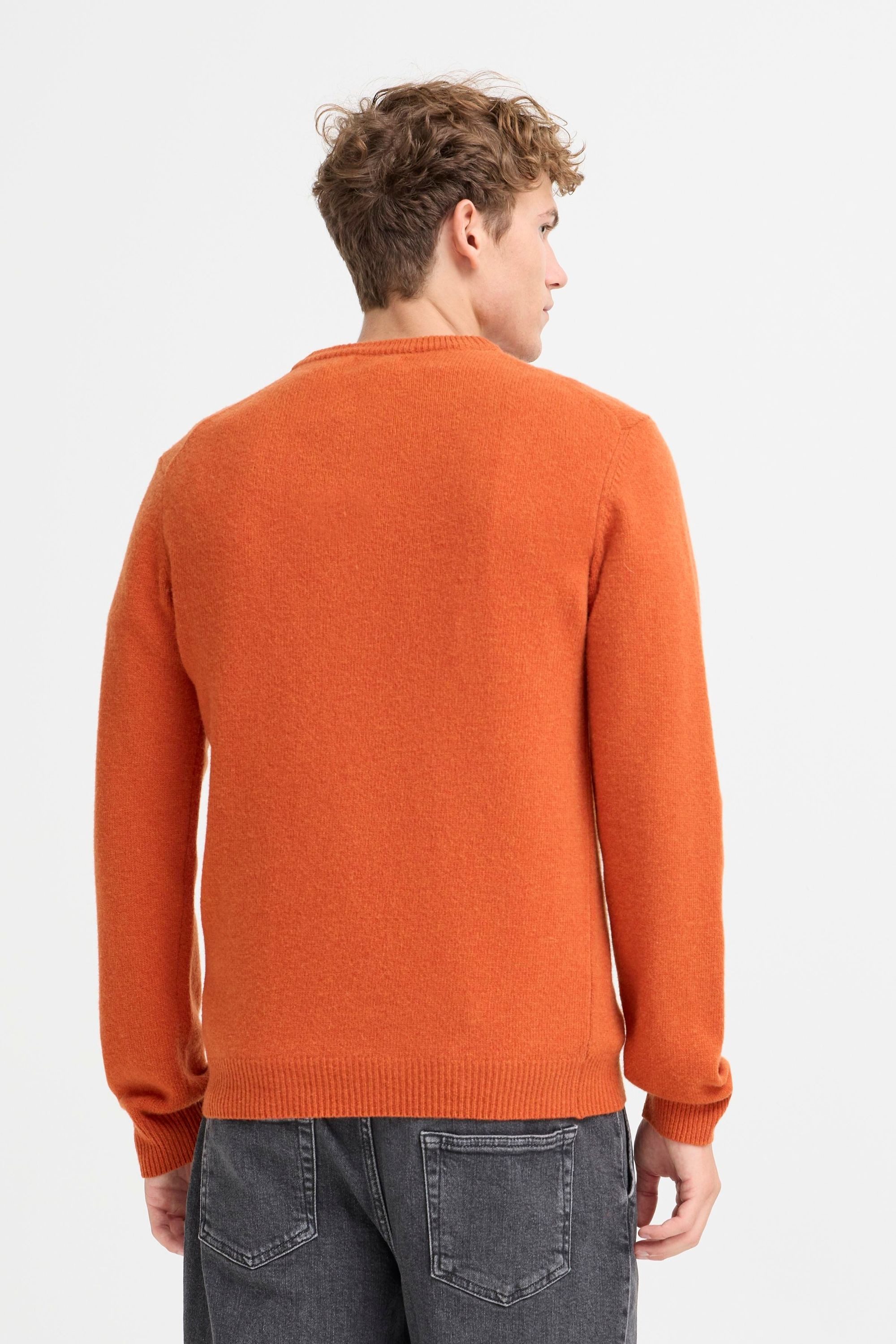 Casual Friday Rundhalspullover CFKarl Modischer Feinstrick-Pullover