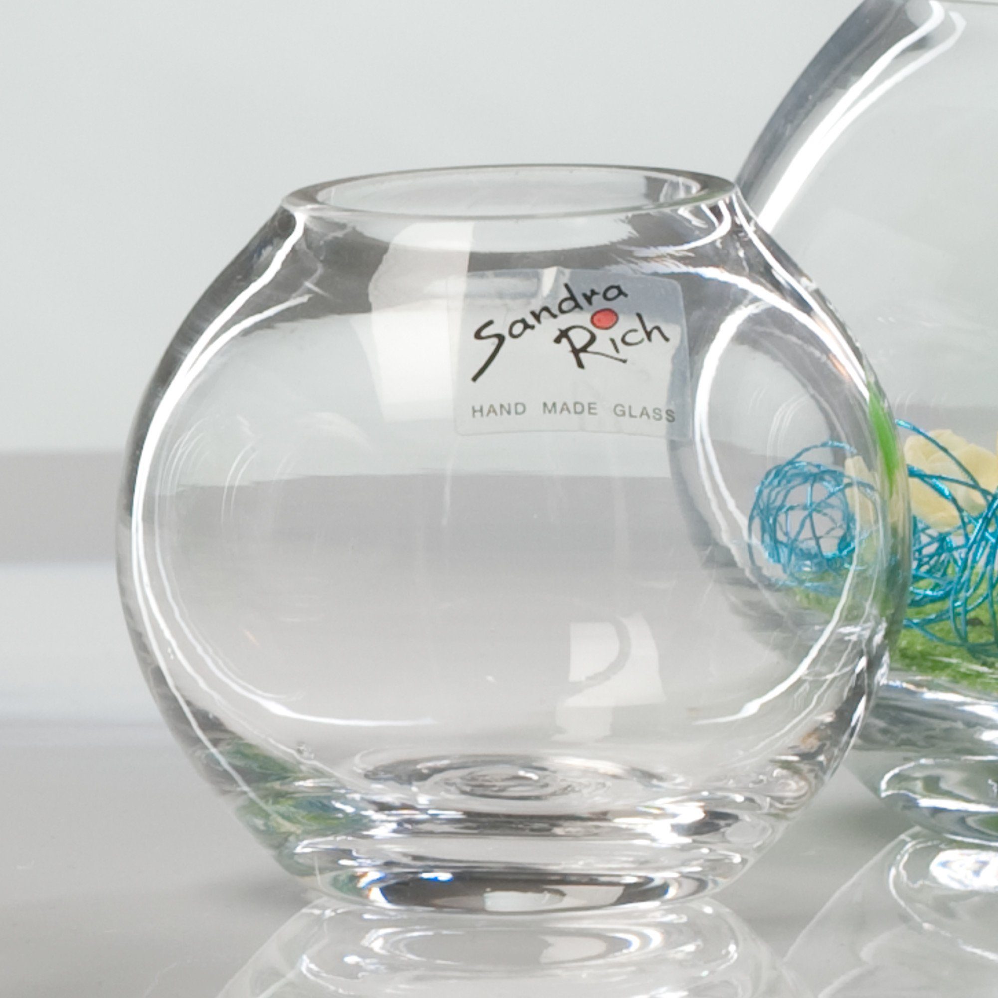 Sandra Rich Dekovase Glasvase Globe klar rund von Sandra Rich günstig online kaufen