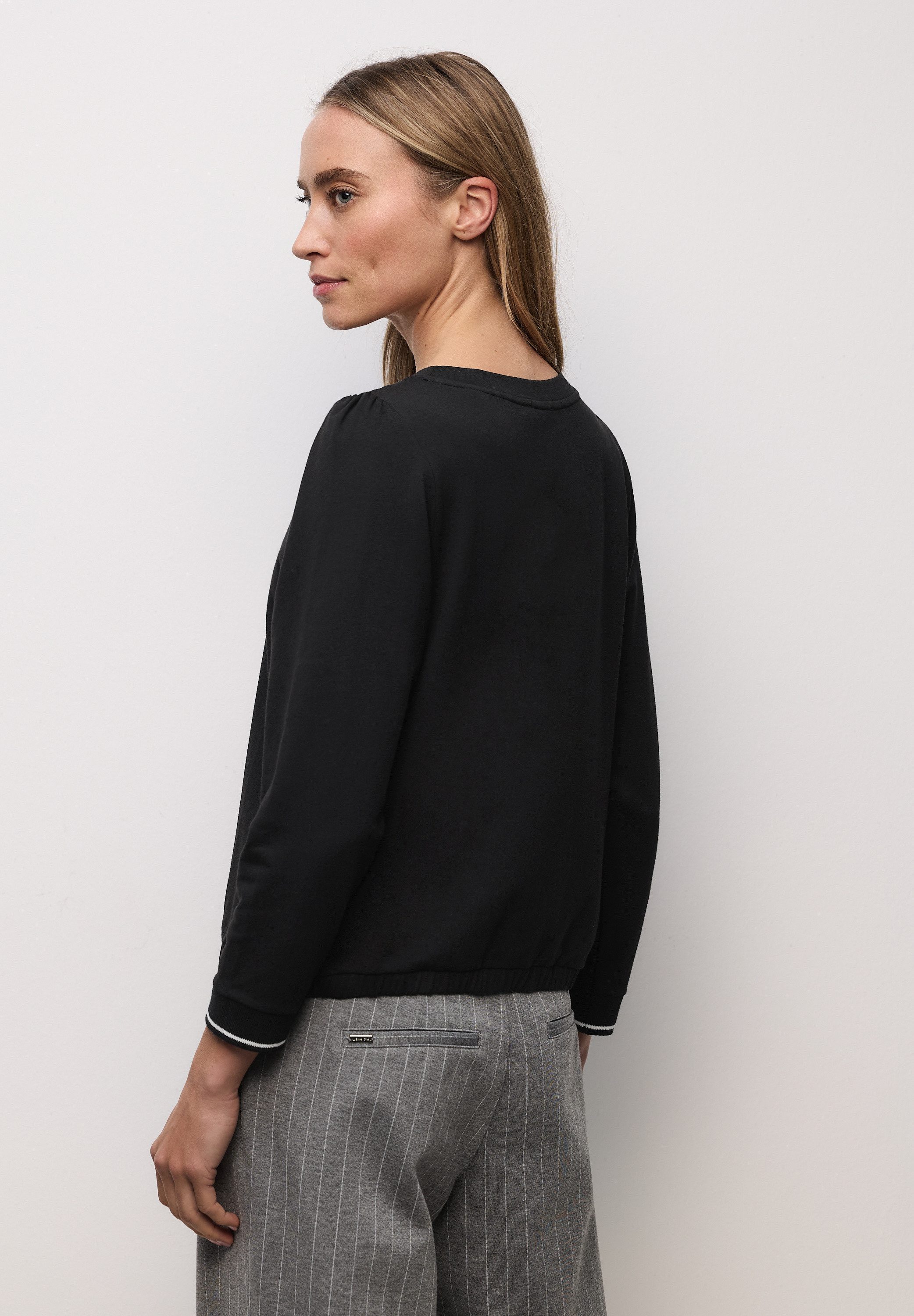 STREET ONE Langarmshirt im soften Baumwoll-Mix