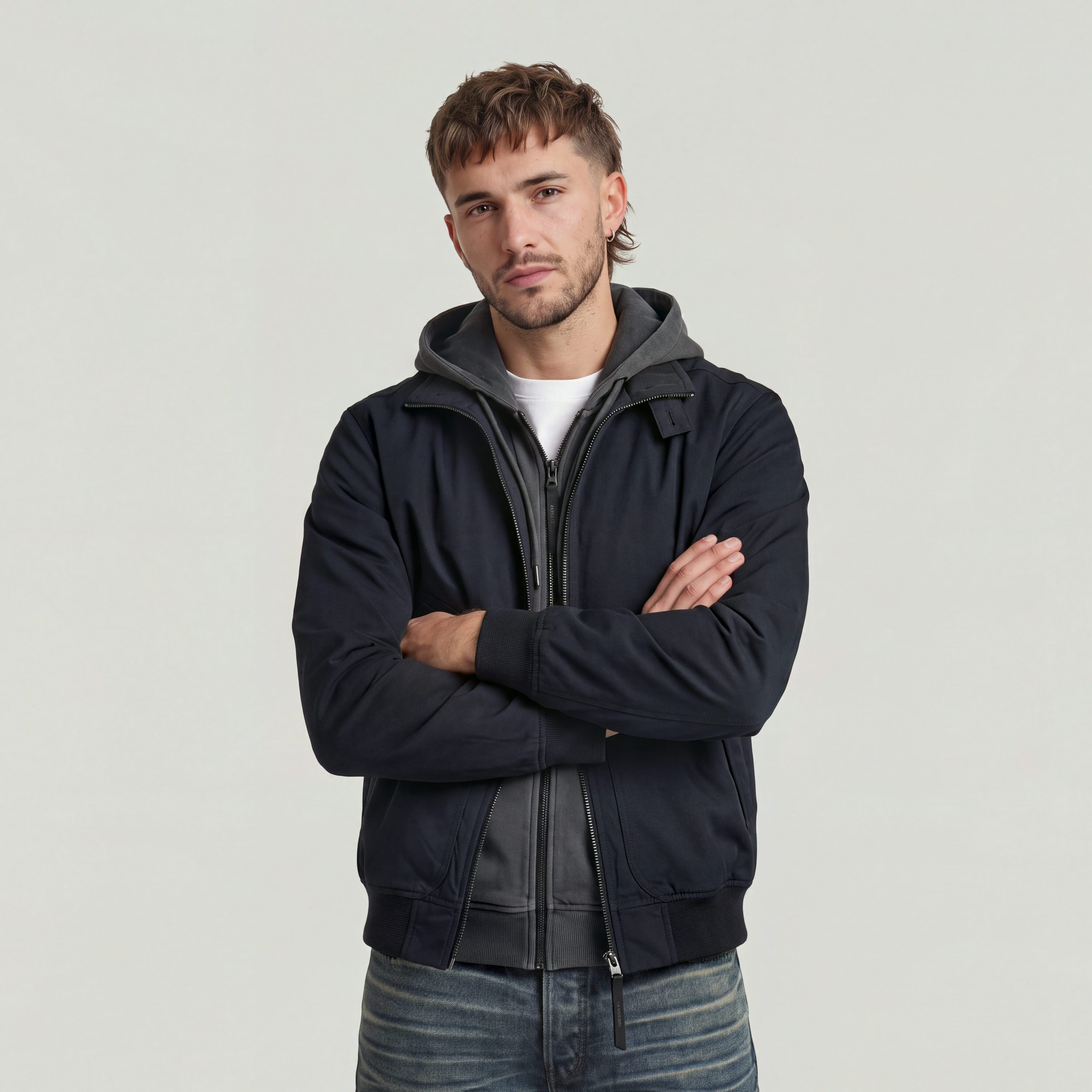 G-STAR Blouson Tech Padded Bomber Jacket mit Stehkragen, wattiert