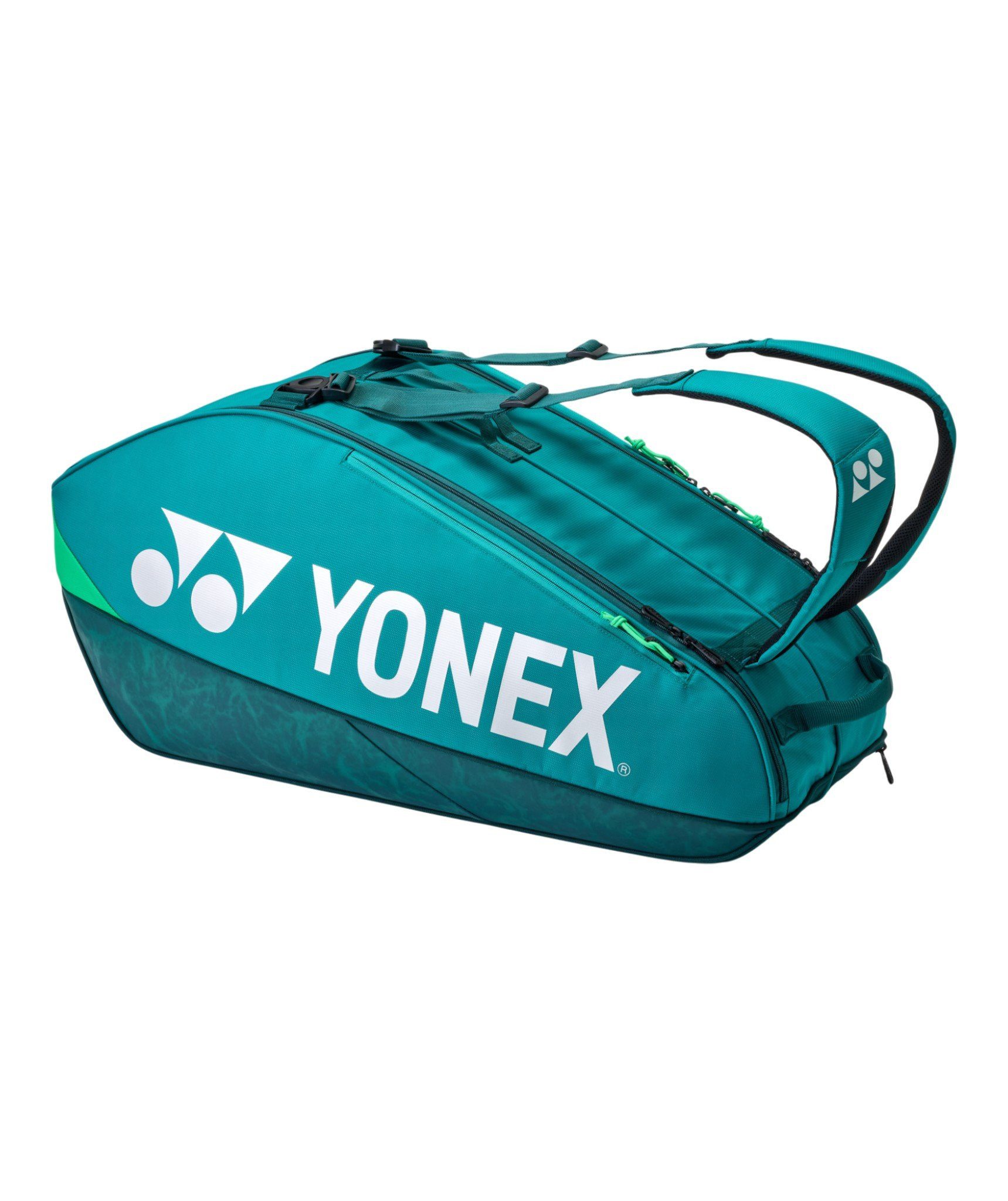 Yonex Sporttasche Racketbag Pro Racquet (Schlägertasche, 2 Hauptfächer) 2025 dunkelgrün