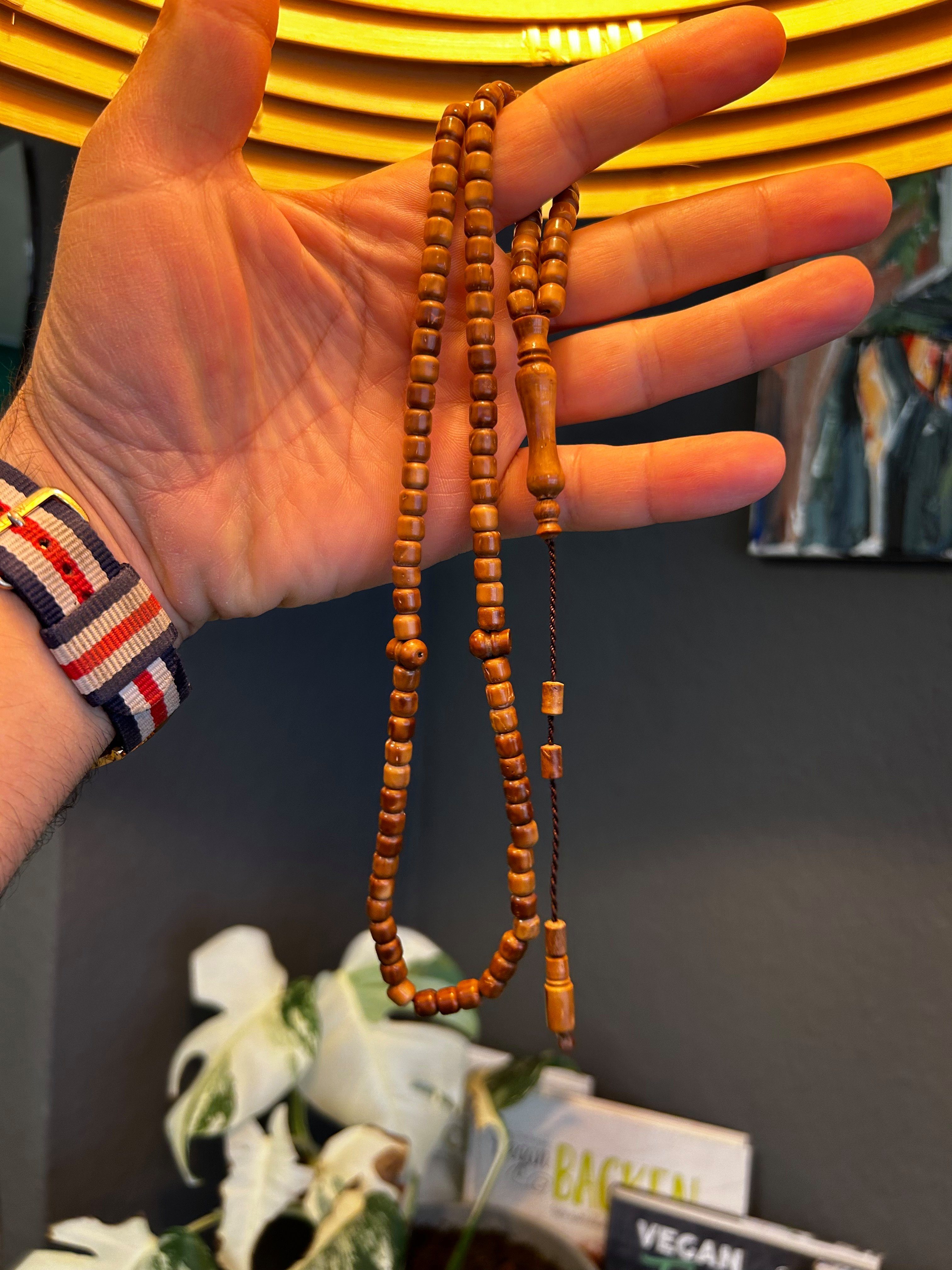 TesbihBid Kettenanhänger Kuka Gebetskette Tesbih Misbaha islam Amber Prayerbeads Bakalite 99