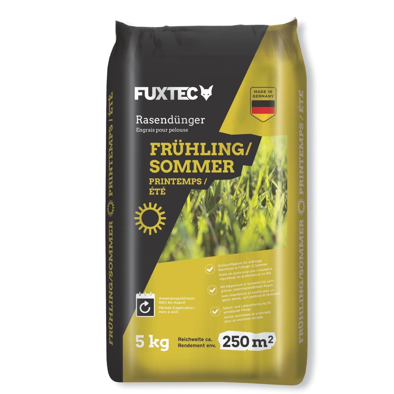 FUXTEC Rasendünger FX-RDFS5, FX-RDFS, 1-St., Stickstoffbetonte Formel, Lang günstig online kaufen