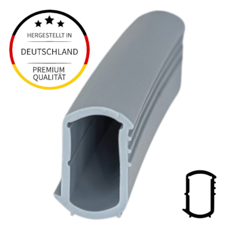 Einfach Dichtungen Türdichtband Stahlzargendichtung I 5m I Farbe Weiß, Grau o. Beige ► Dichtung Türe