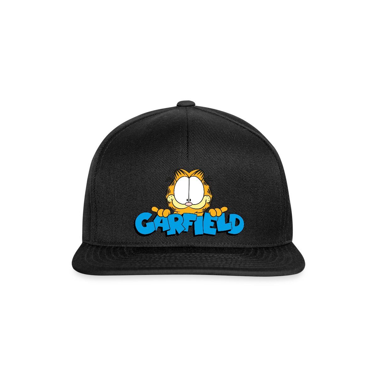 Snapback Cap Garfield Gesicht Logo Snapback Cap