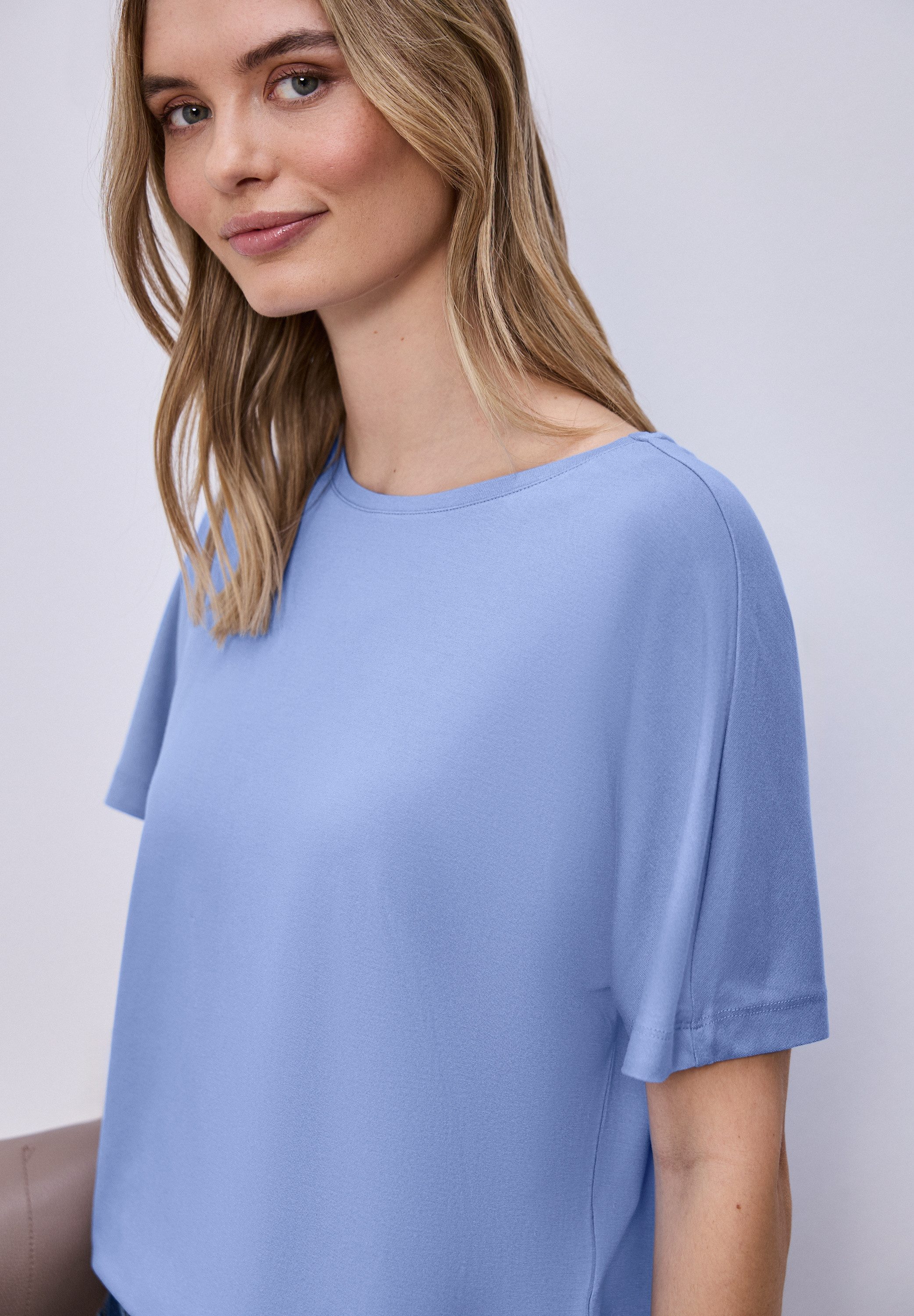 STREET ONE T-Shirt mit Stretchanteil