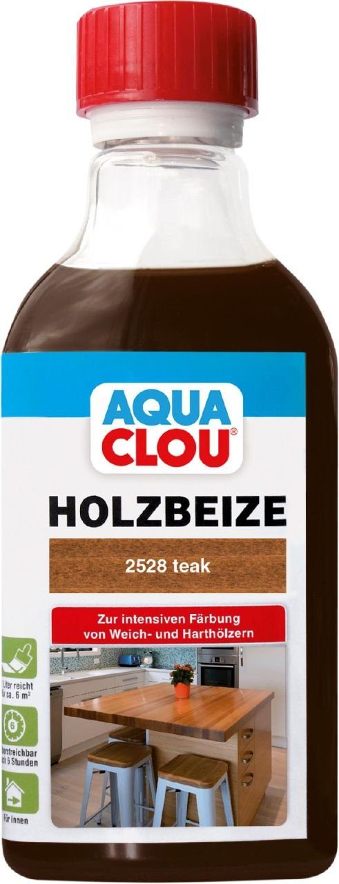 Aqua Clou Holzbeize teak Holzbeize Clou ml 250 Aqua