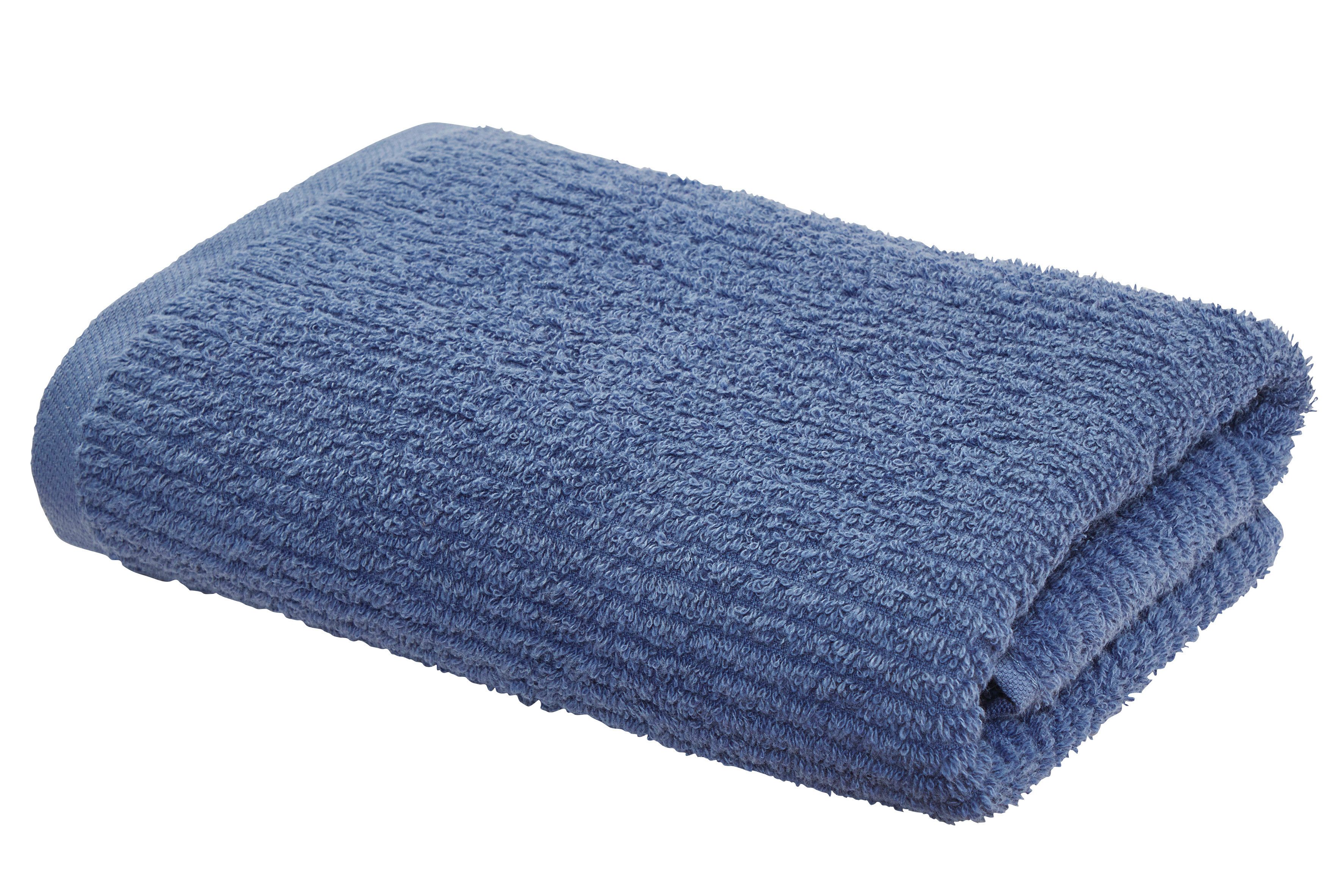 OTTO home Handtuch Riva, 50x100, Premium Handtücher, 500 gr/m², Webfrottier (1-St), Hoch-Tief-Struktur, Streifen, weich, 5 Jahre Garantie