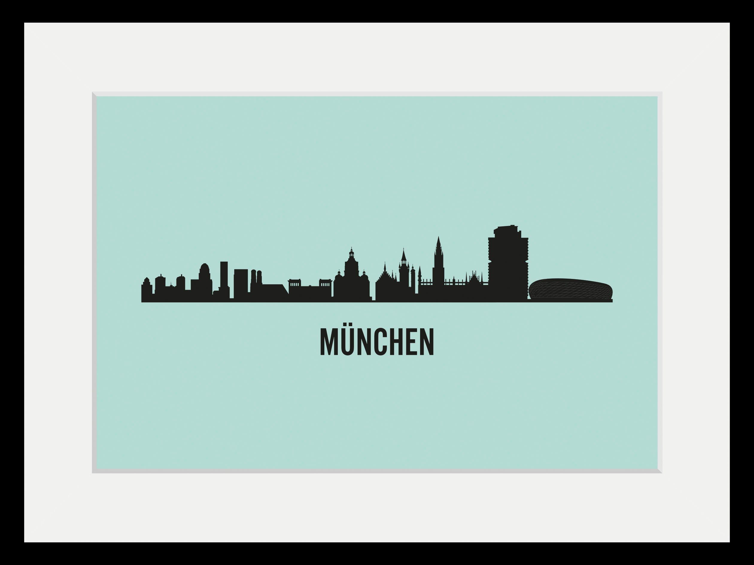 Skyline, Bild Städte München (1 St) queence