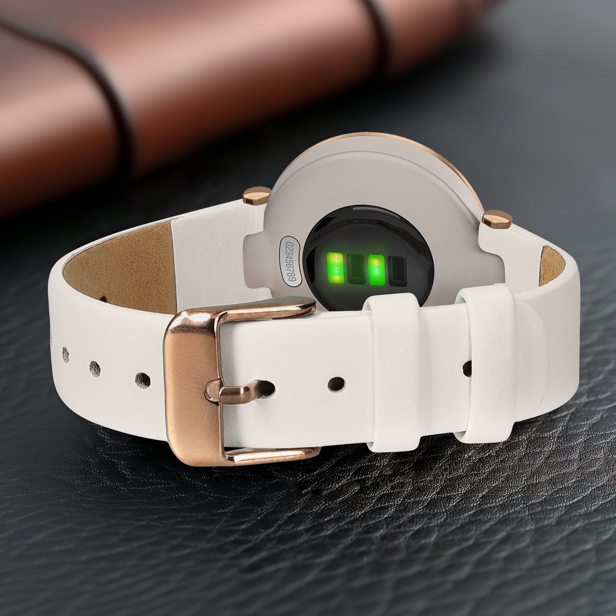 kwmobile Echtleder Armband für Garmin Lily Sport Smartwatch, 1-tlg., Ersatzarmband für Fitnesstracker - Wechselarmband Smartwatch