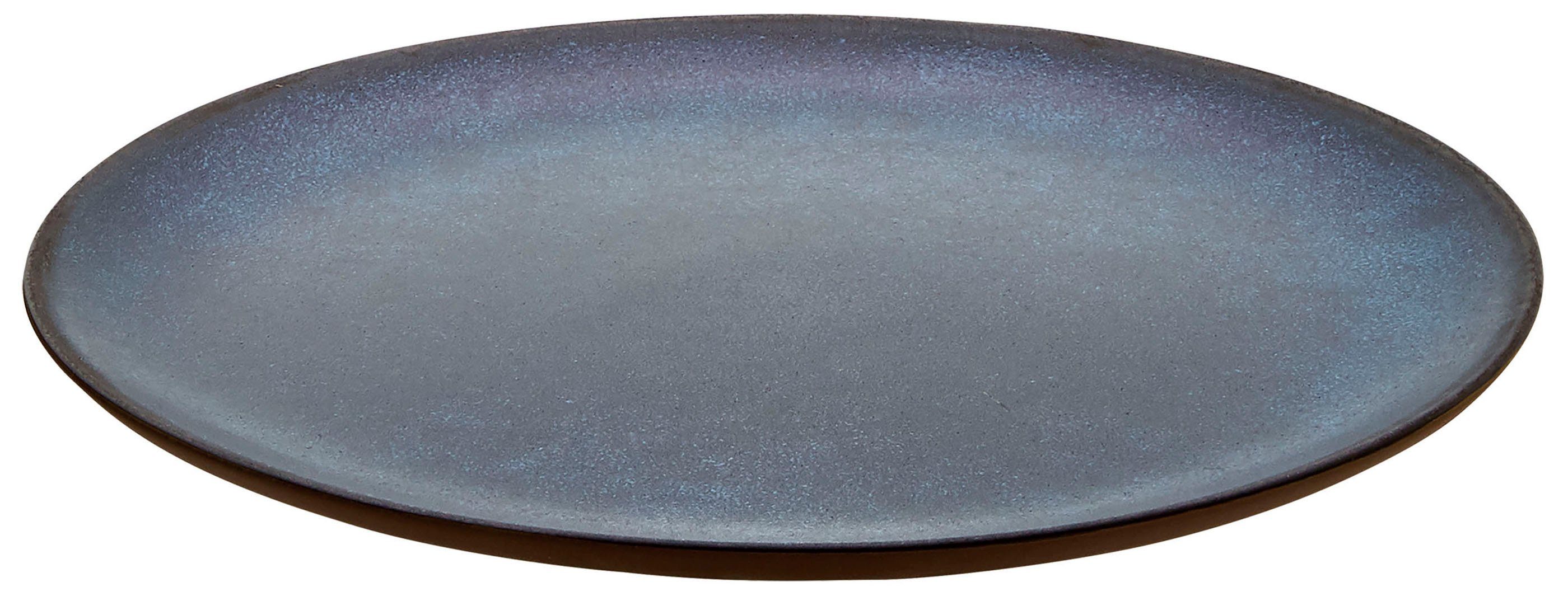 aida RAW Frühstücksteller Midnight blue, (6 St), Steinzeug, 23 cm | Frühstücksteller