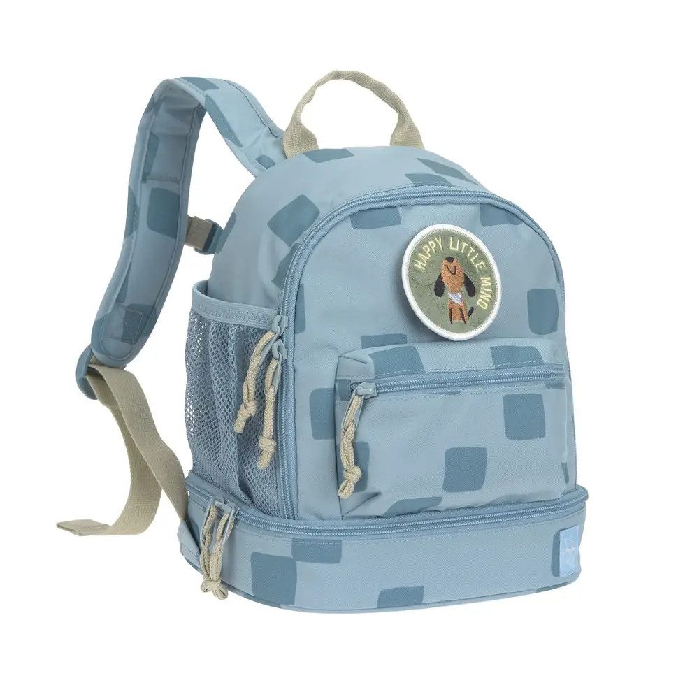 LÄSSIG Kinderrucksack Mini Backpack Pattern Party blue