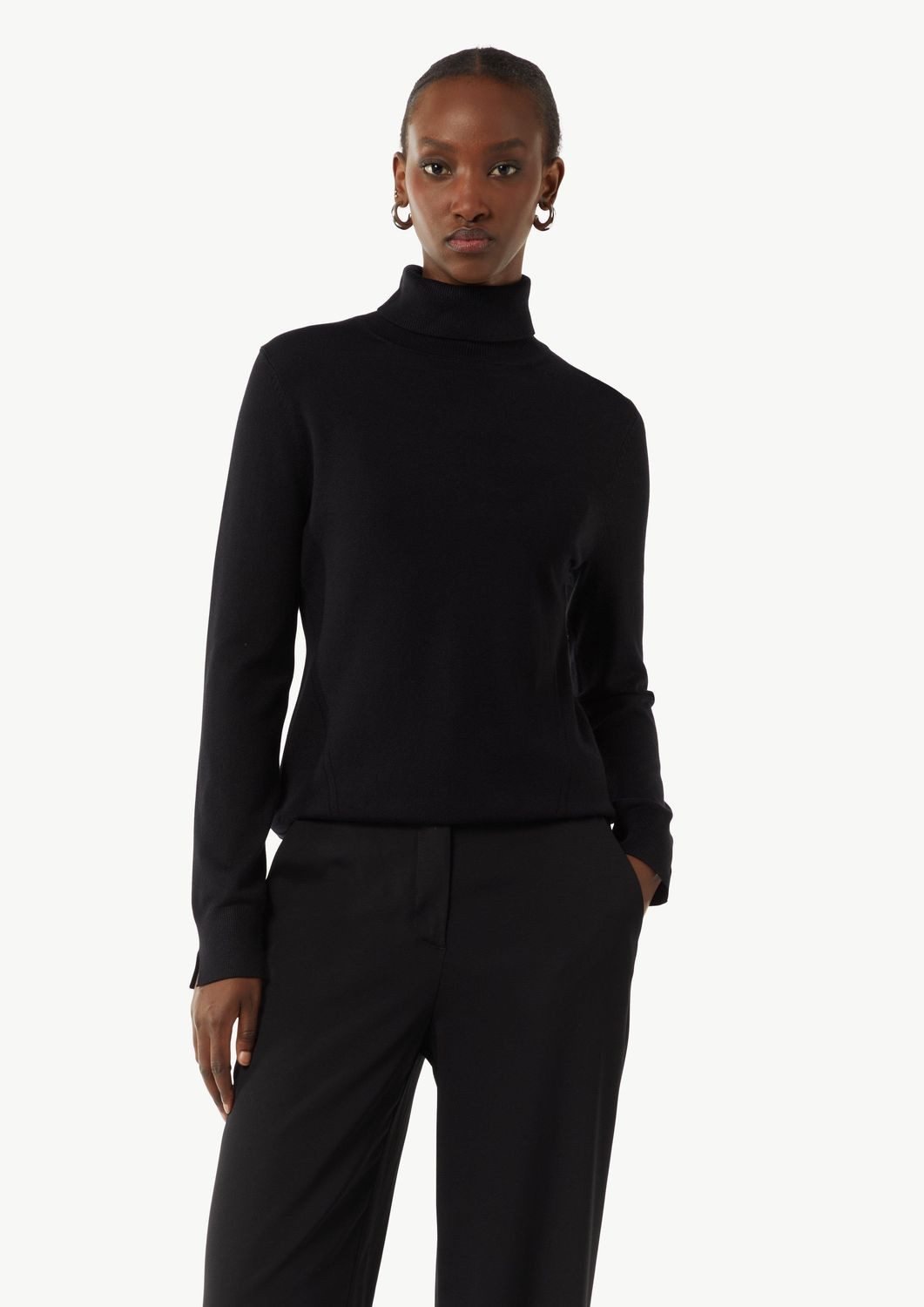 comma Strickpullover mit Rollkragen günstig online kaufen