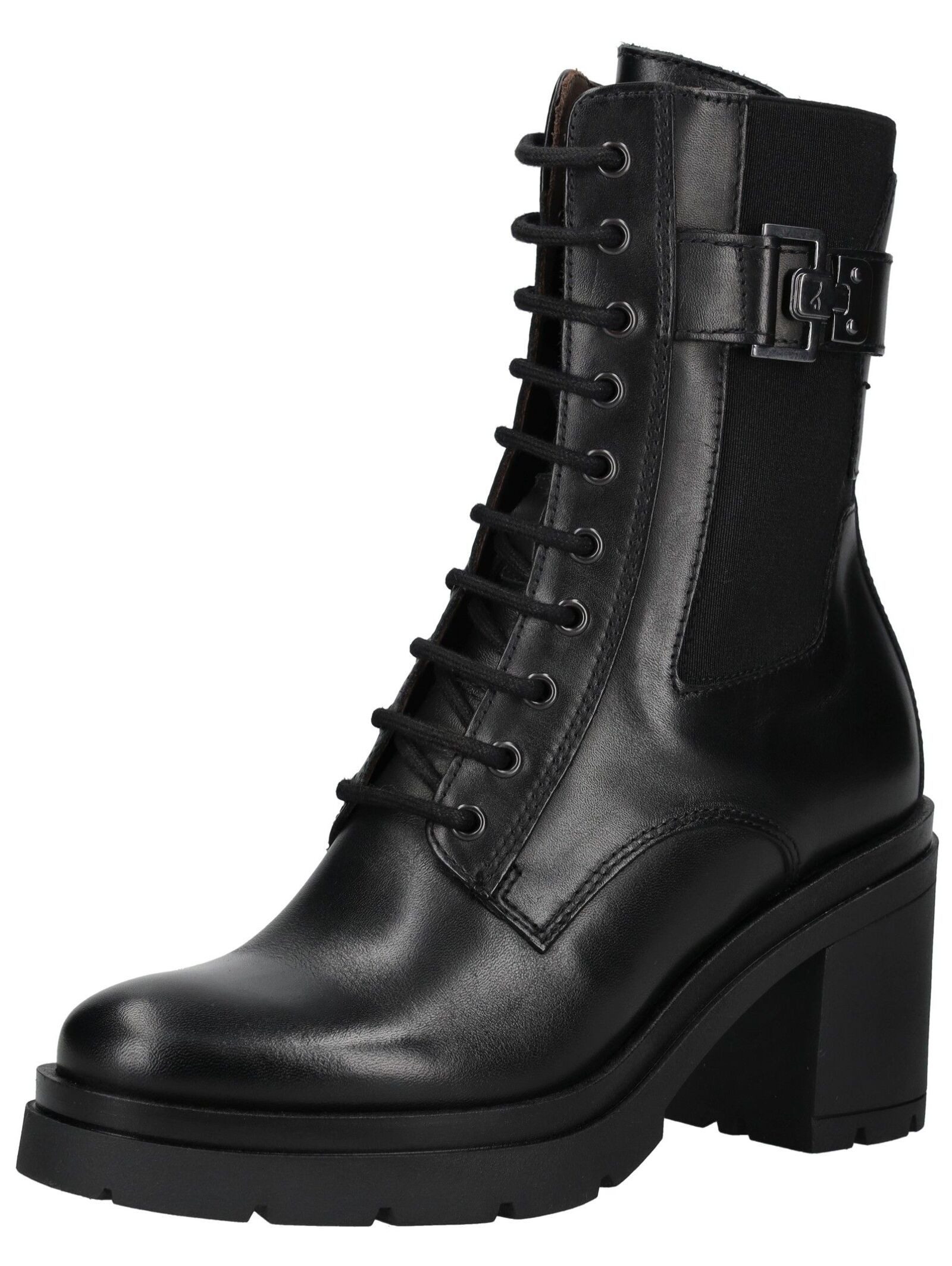 Nero Giardini Stiefelette Leder/Textil High-Heel-Stiefelette