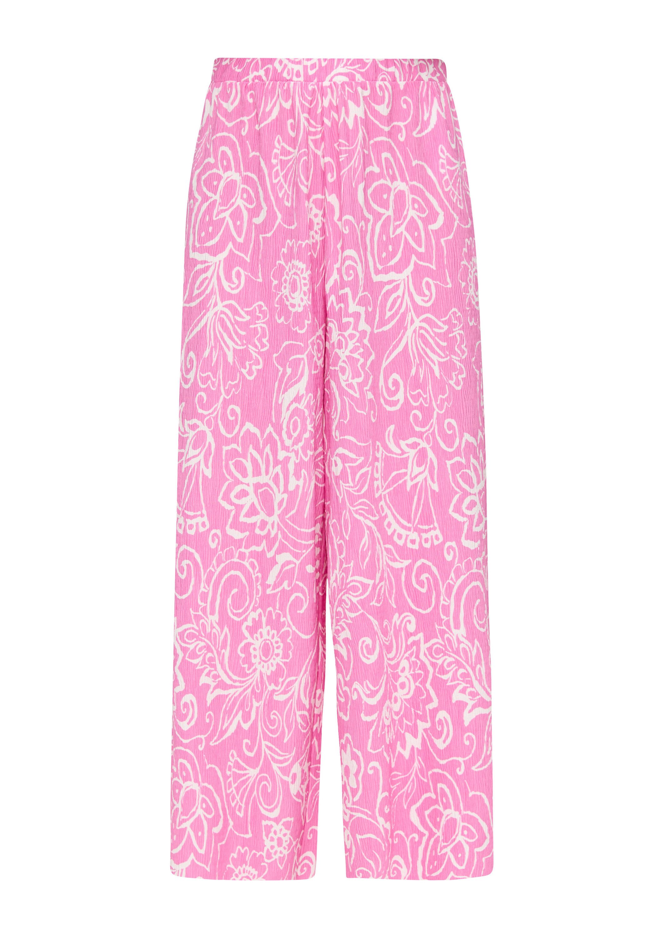 s.Oliver Culotte Hose Plissierte Wide-Leg-Hose mit Elastikbund günstig online kaufen