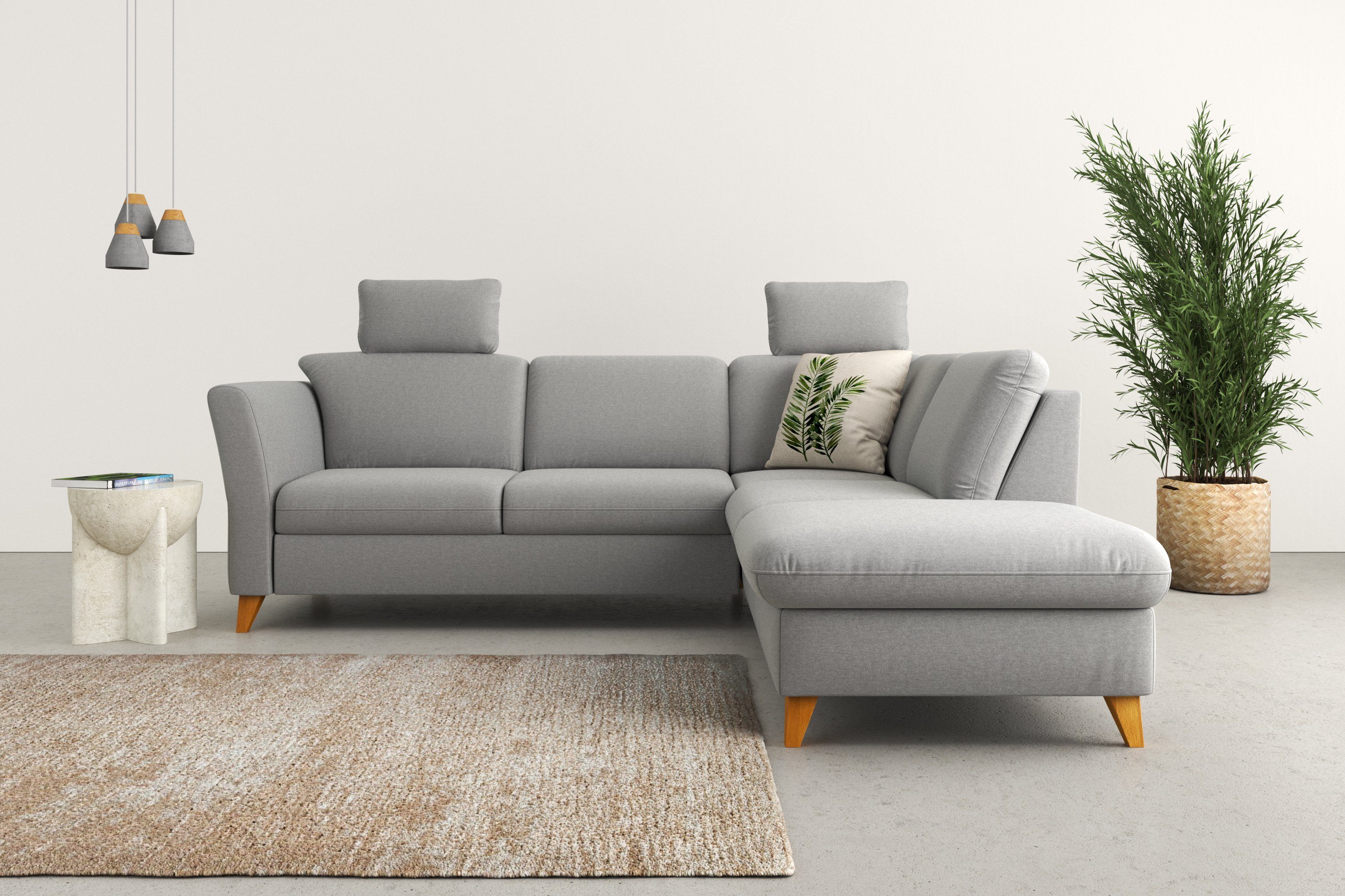 Home affaire Ecksofa Trelleborg L-Form, Federkern-Polsterung, günstig online kaufen
