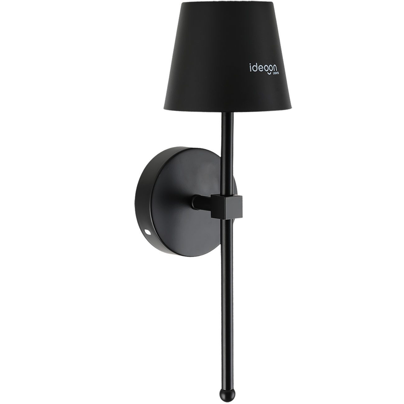 shop'n smile ideoon LED Wandleuchte Kabellose LED Wandleuchte Akku dimmbar Timer & Touch-Sensor Ø 11 cm, 44 hochwertige LEDs, Warmweiß  Neutralweiß  Kaltweiß, 3-stufig dimmbar/Ladezeit ca. 5–6 Std./in Schwarz