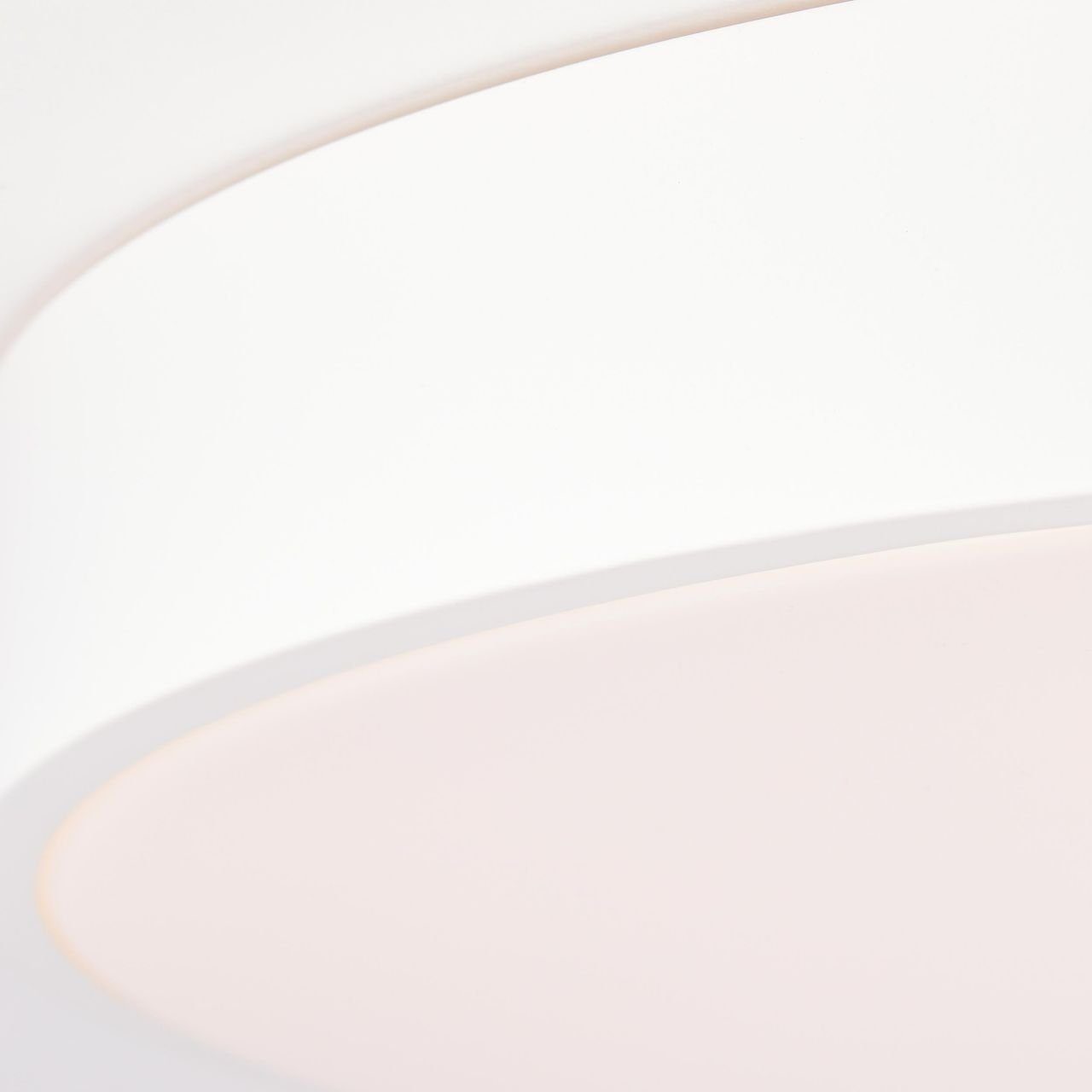 Lampe, 49cm Metall/Kun sand/weiß, Wand- LED Brilliant Slimline Slimline, Deckenleuchte und 3600-6500K, Deckenleuchte