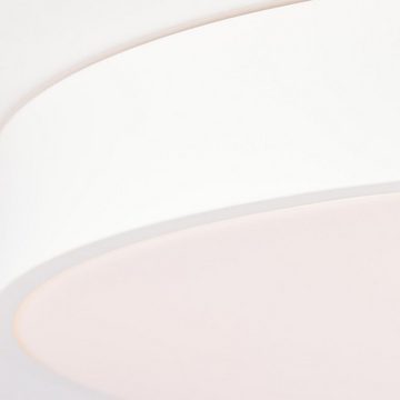 Brilliant Deckenleuchte Slimline, 3600-6500K, Lampe, Slimline LED Wand- und Deckenleuchte 49cm sand/weiß, Metall/Kun