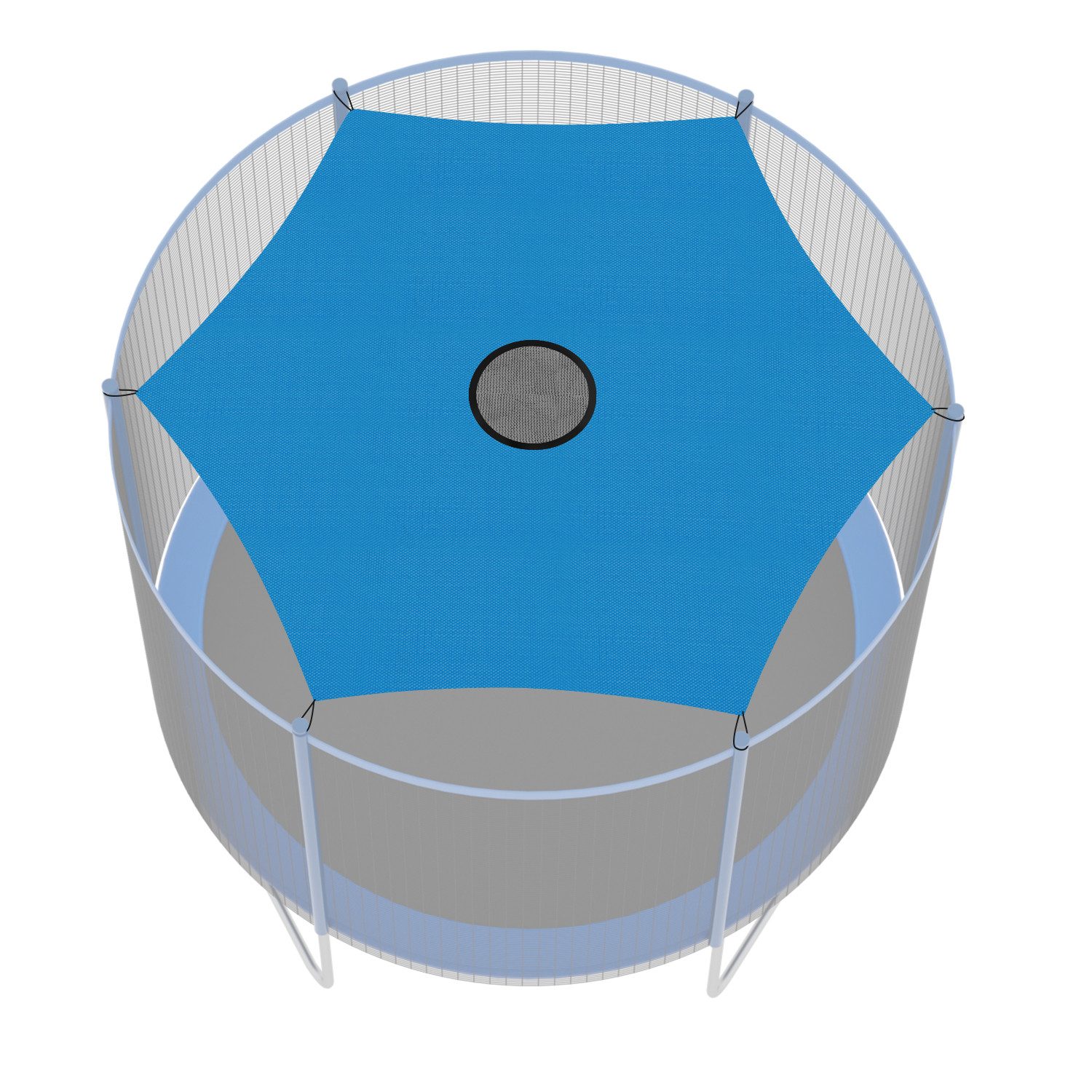 Trampolin-Randabdeckung Sonnensegel für Trampolin, Reißfest Anti-UV-Trampolin-Sonnenschutz
