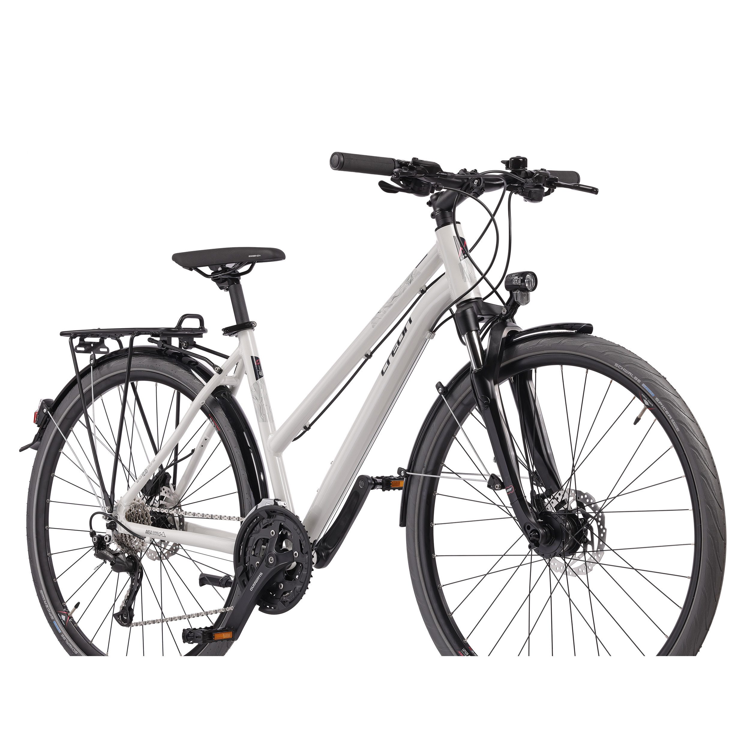 Airtracks Trekkingrad 28 Zoll Damen Trekking Fahrrad Creon AREA DB, 24 Gang Shimano, Kettenschaltung, (3x8 Gang Shimano Alivio RD-T4000 SGS Shadow), Rahmenhöhen 44cm 48 cm 52 cm » Mod. 2026