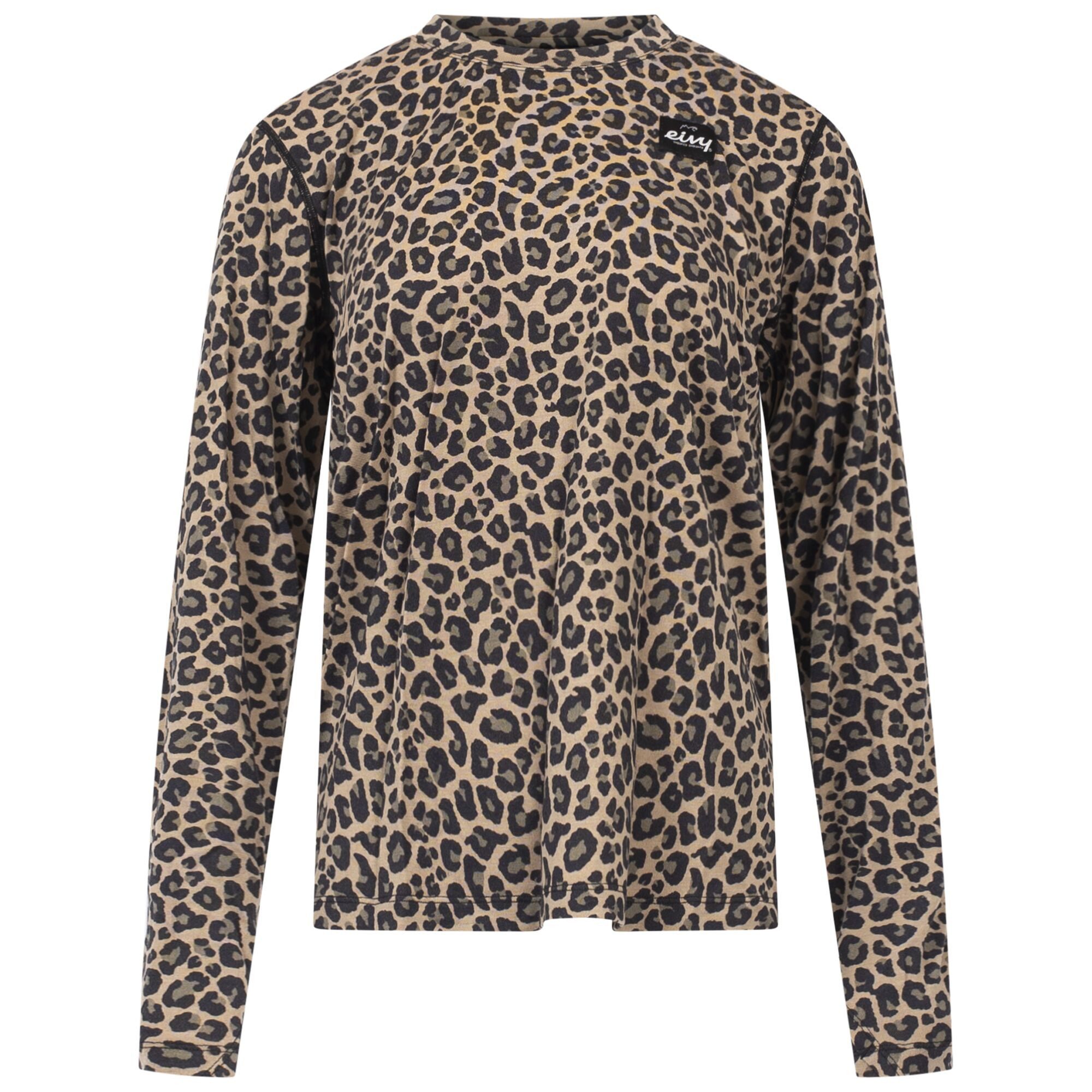 Eivy Print-Shirt (1-tlg) mit Leoparden-Muster