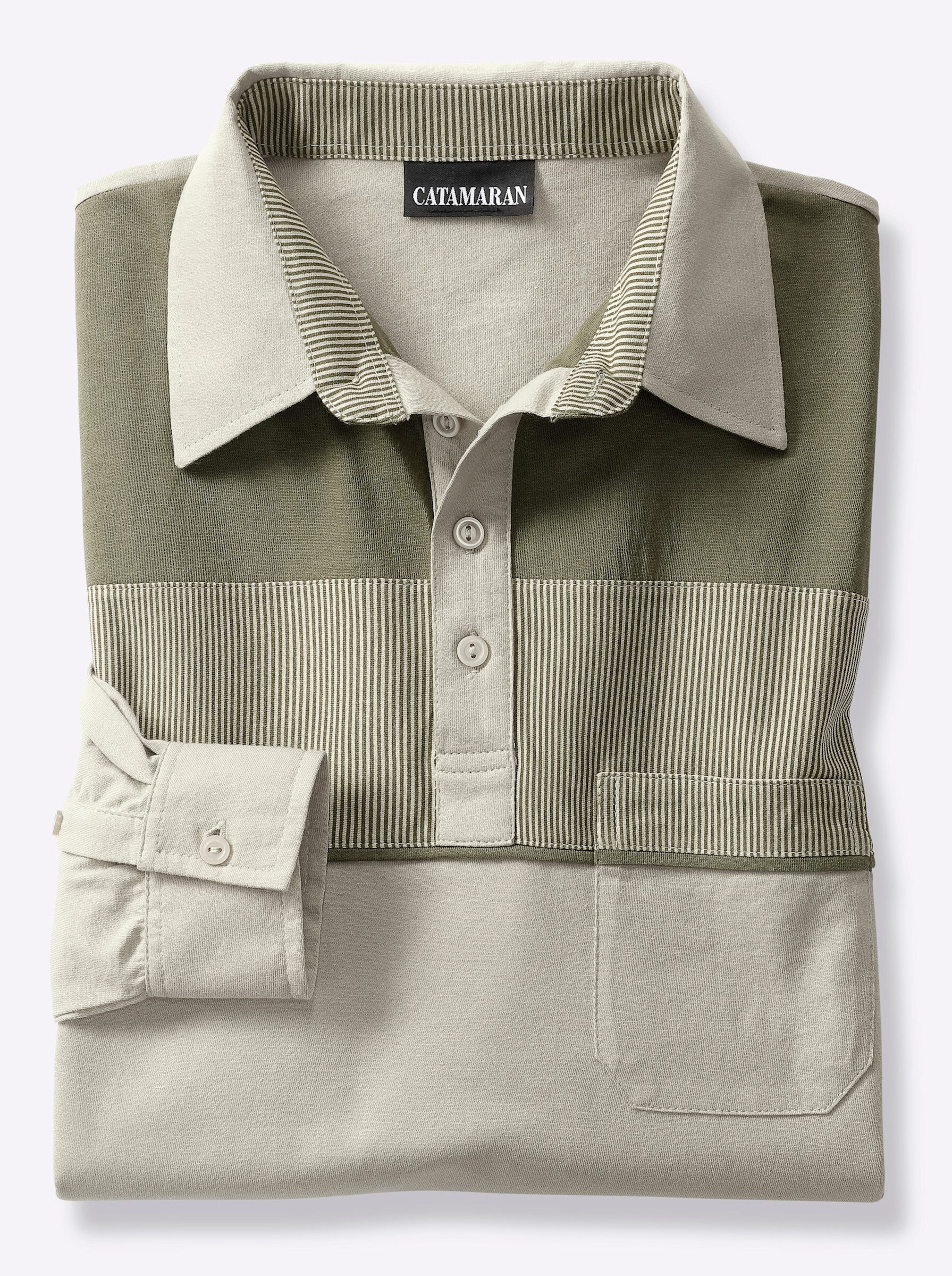 Witt T-Shirt Langarm-Poloshirt Langarm