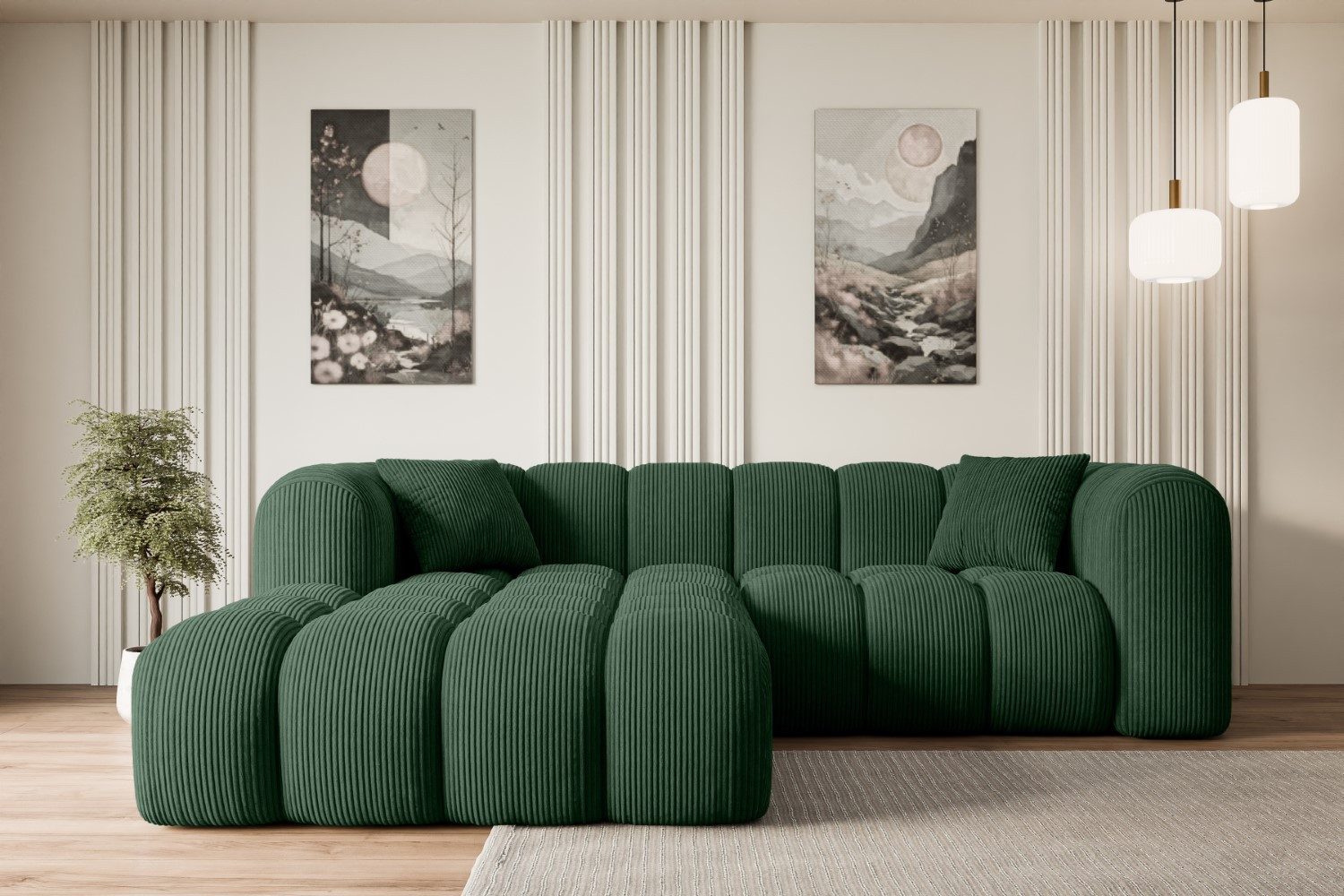 ALTDECOR Ecksofa OLEA-L1, Sofa Praktische Bequeme Funktionsecke Couch L-For günstig online kaufen