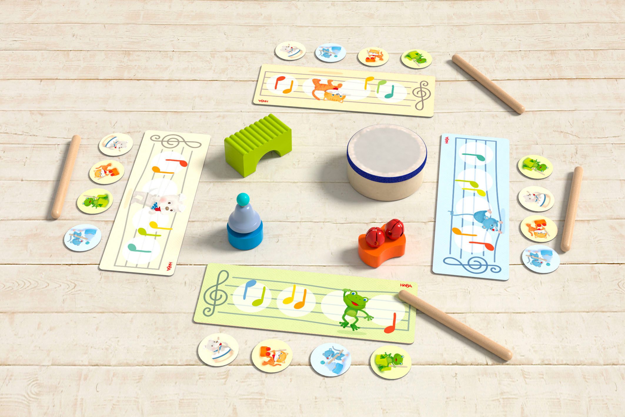 Haba Spiel Meine ersten Spiele - Klang-Spielesammlung Meine ersten Spiele, Kinderspiel, Made in Germany