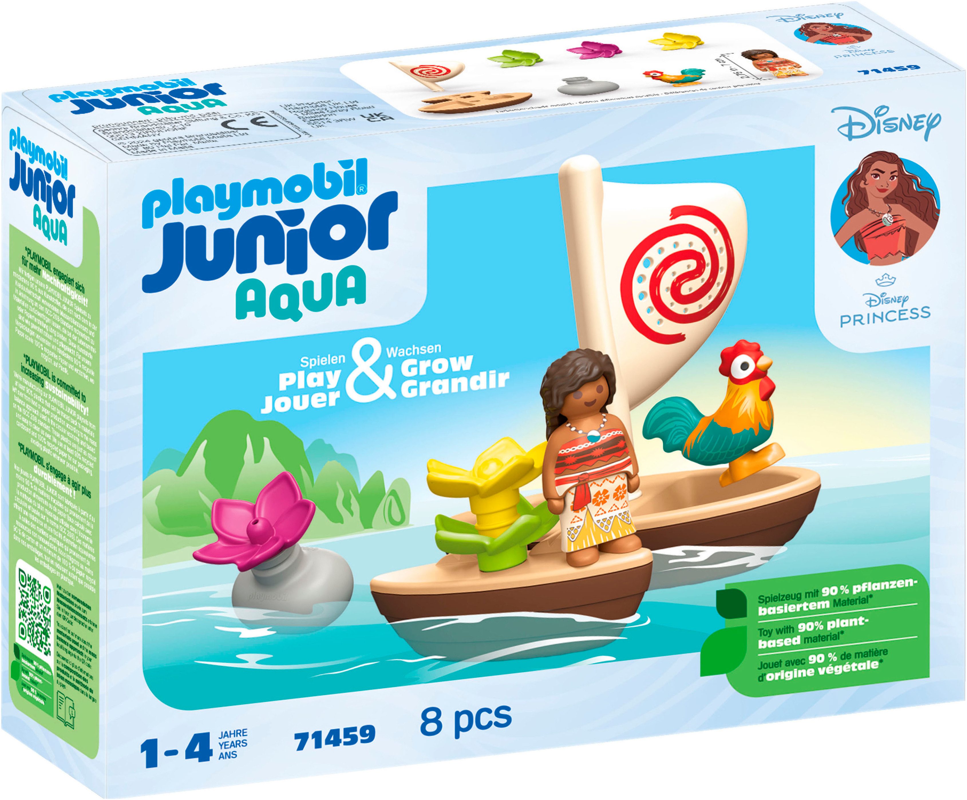 Playmobil® Vaiana Katamaran (71459), JUNIOR & Disney Konstruktions-Spielset günstig online kaufen