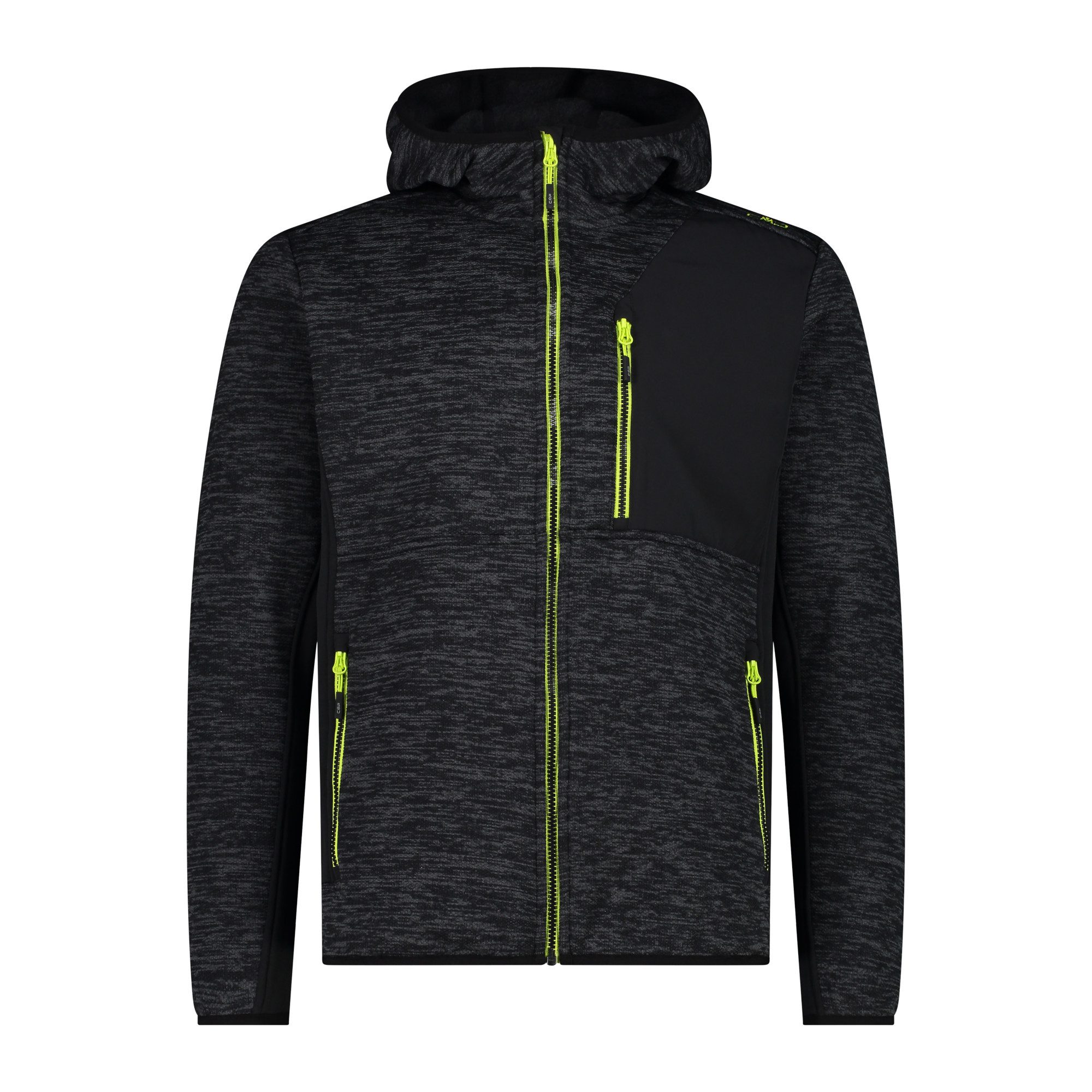 Fleecejacke CMP Herren Fleecejacke Man Jacket Fix Hood 34H2697