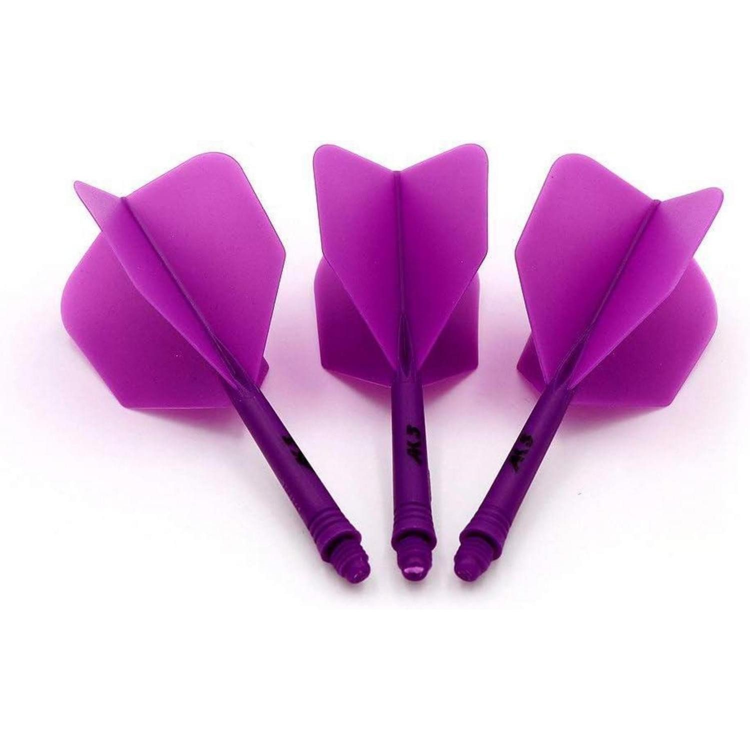 LuxusKollektion Pfeilschaft Dartschäfte & Flights L Violett 3er-Set