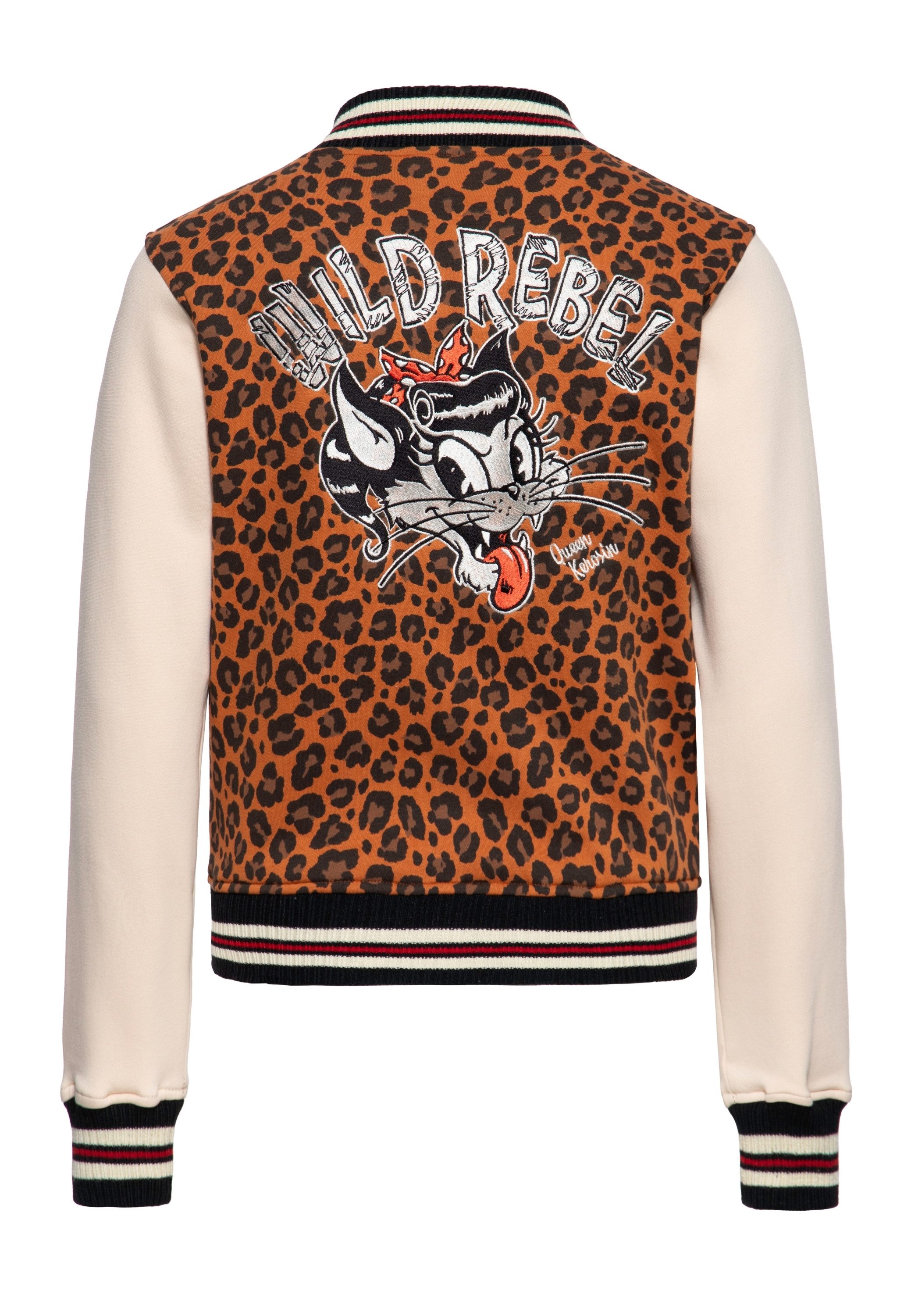 QueenKerosin Collegejacke Wild Rebel (1-St) im günstig online kaufen