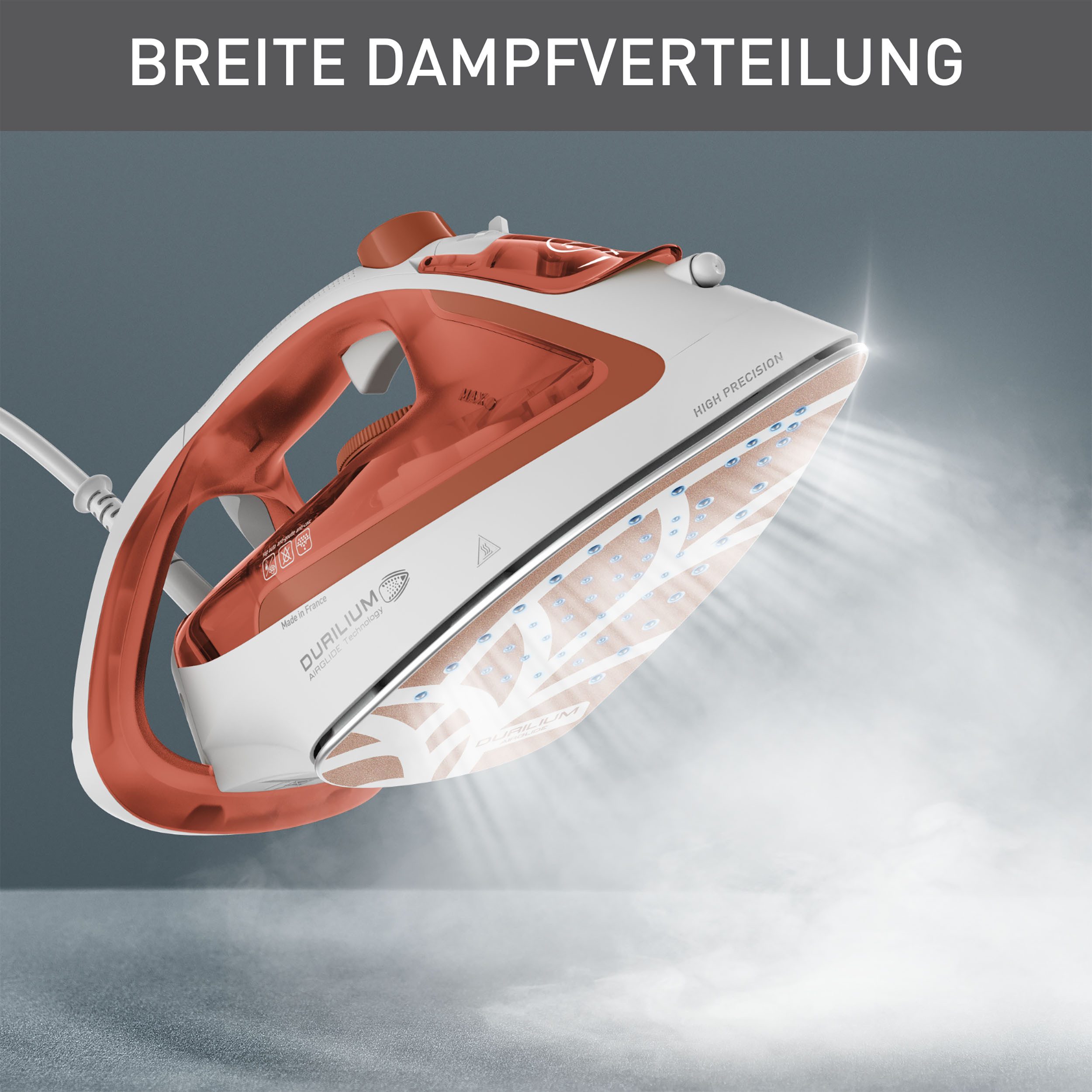 Tefal Dampfbügeleisen Tefal FV5782 Easygliss Eco Dampfbügeleisen, 2800 W