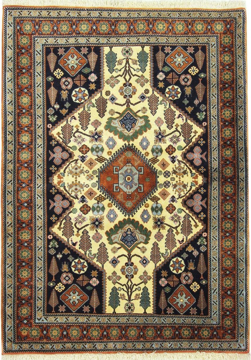 Orientteppich Ghashghai 111x156 Handgeknüpfter Orientteppich / Perserteppich, Nain Trading, rechteckig, Höhe: 12 mm