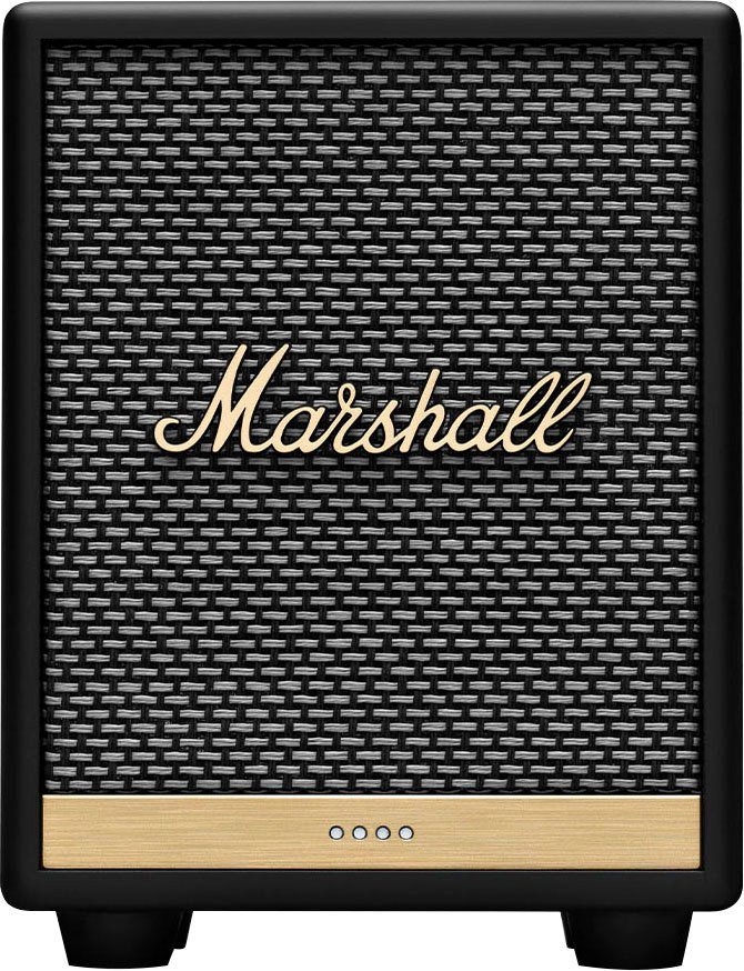 Marshall Uxbridge VOICE 1.0 schwarz Bluetooth-Lautsprecher (Bluetooth, Google WLAN)