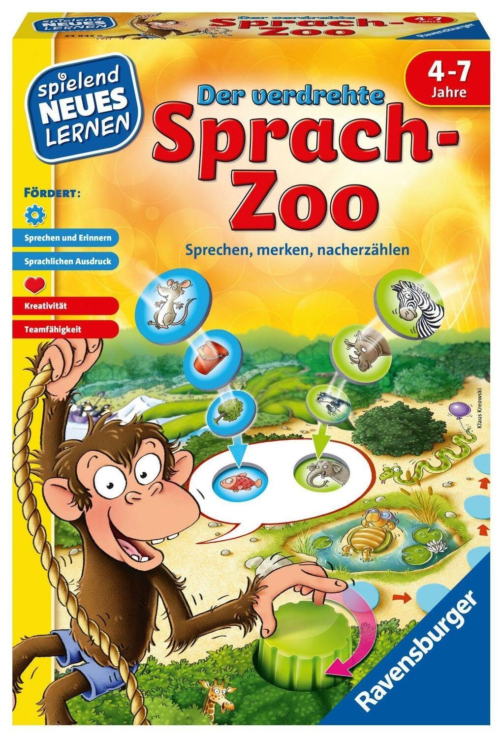 Spiel, verdrehte Der Sprach-Zoo Ravensburger