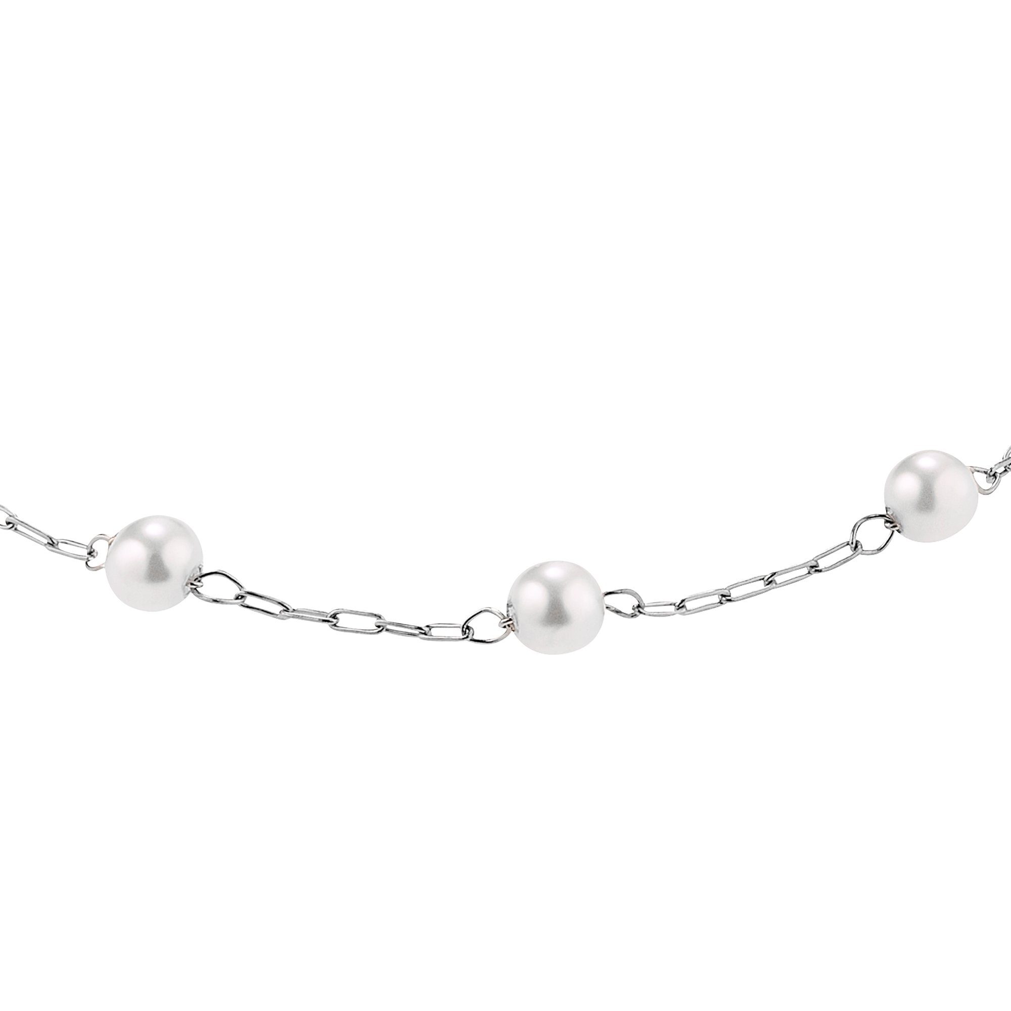 Geschenkverpackung), für poliert inkl. Elula Heideman Armkette Perle Frauen silberfarben Armband (Armband, mit