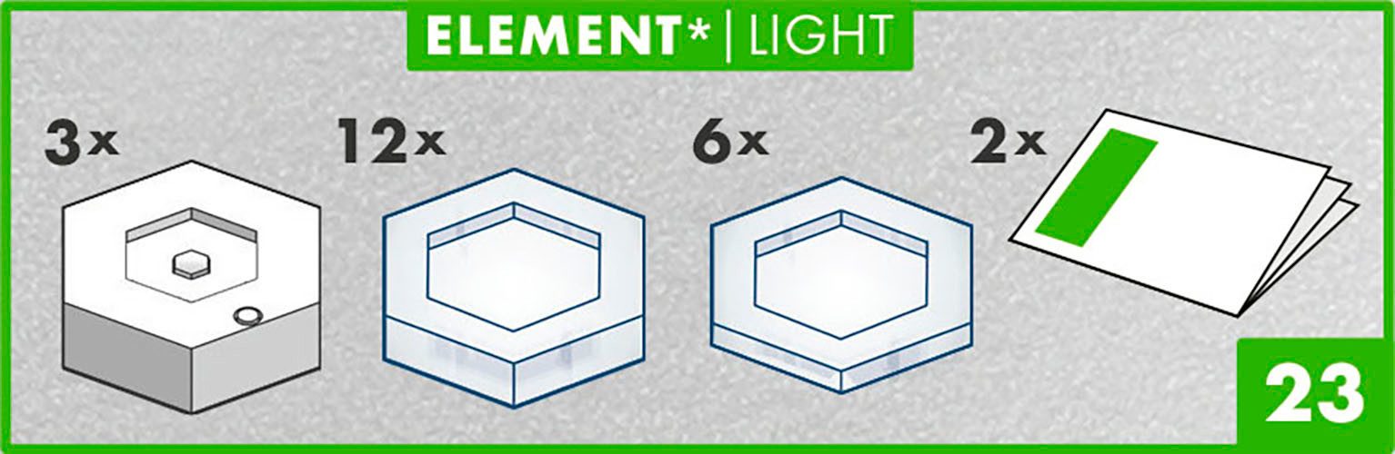 Ravensburger Kugelbahn-Bausatz GraviTrax POWER Element Light, Made in Europe