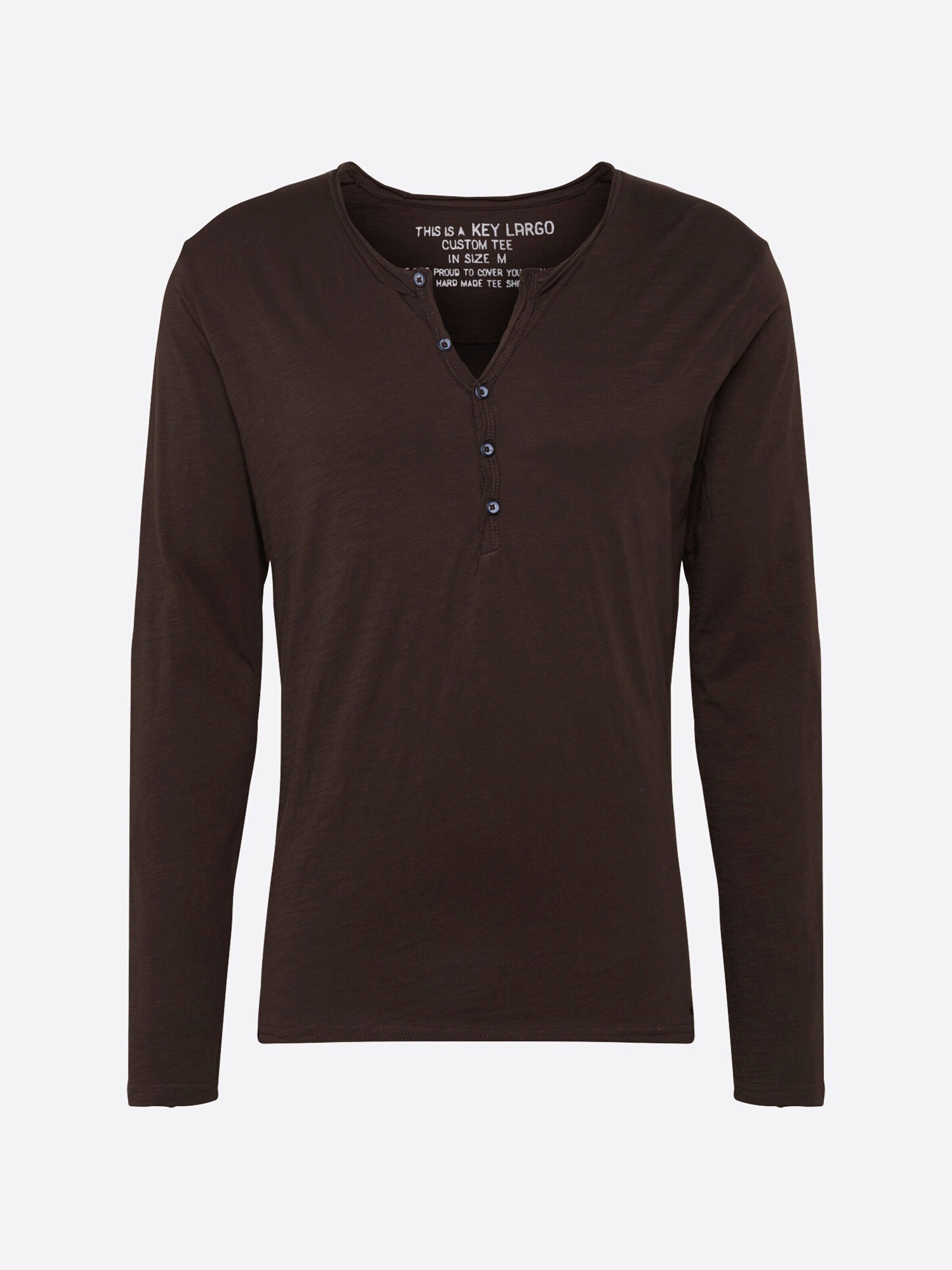 Key Largo Langarmshirt MLS00038 (1-tlg)