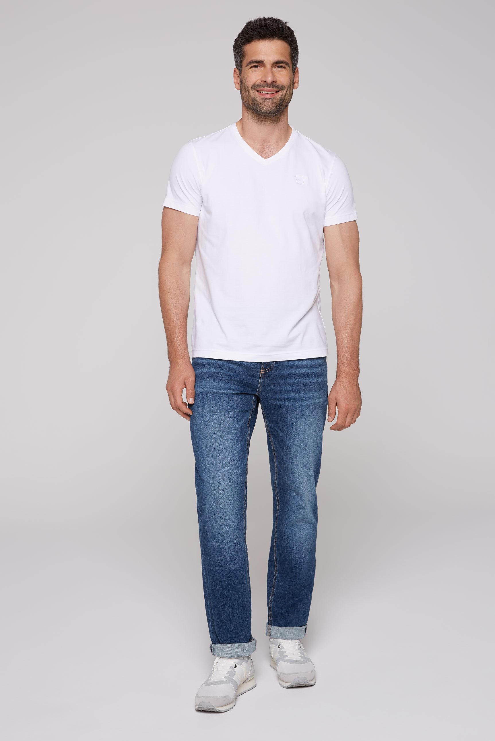 CAMP DAVID Regular-fit-Jeans mit hoher Leibhöhe
