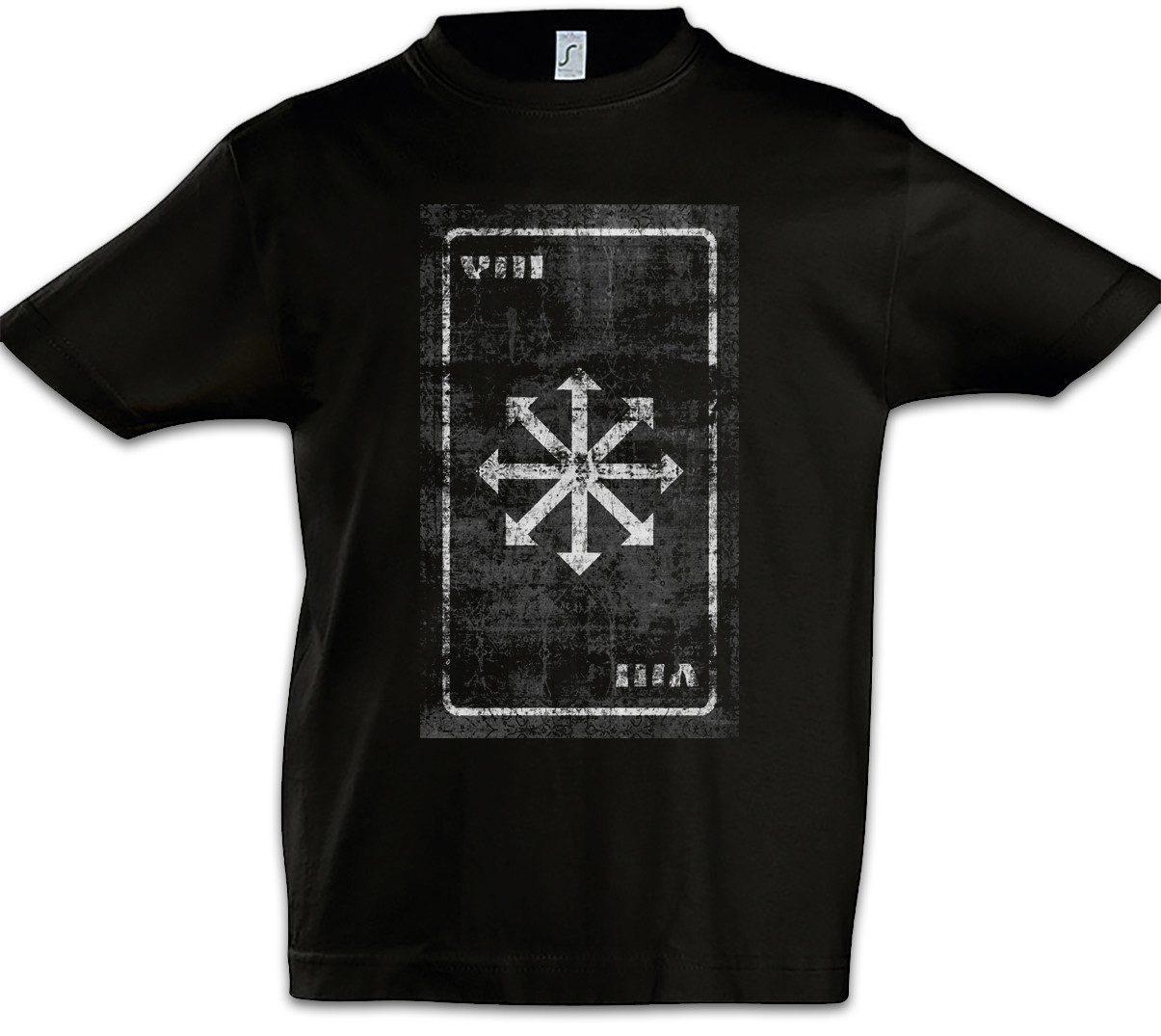 Print-Shirt Tarot Chaos Kinder T-Shirt Tarot Karte Karten Card Set Deck Voodoo