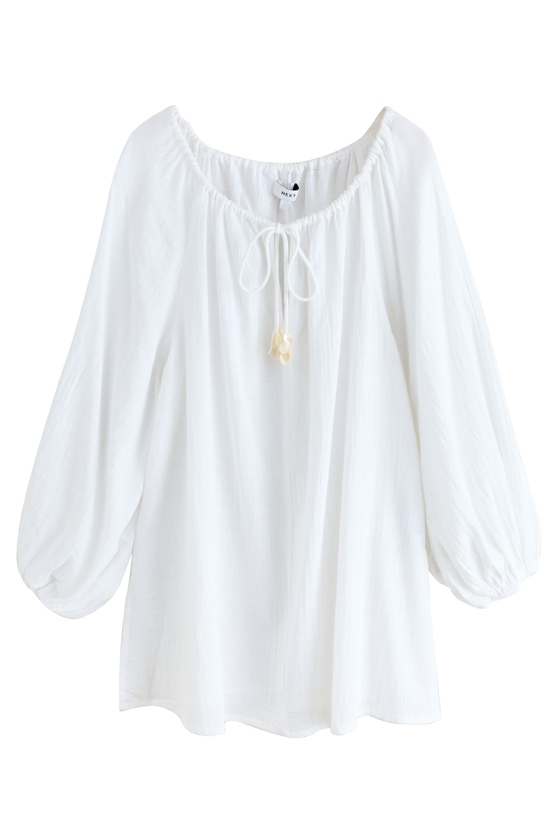 Next Strandshirt Sommerlicher Cover-up aus Baumwolle (1-tlg)