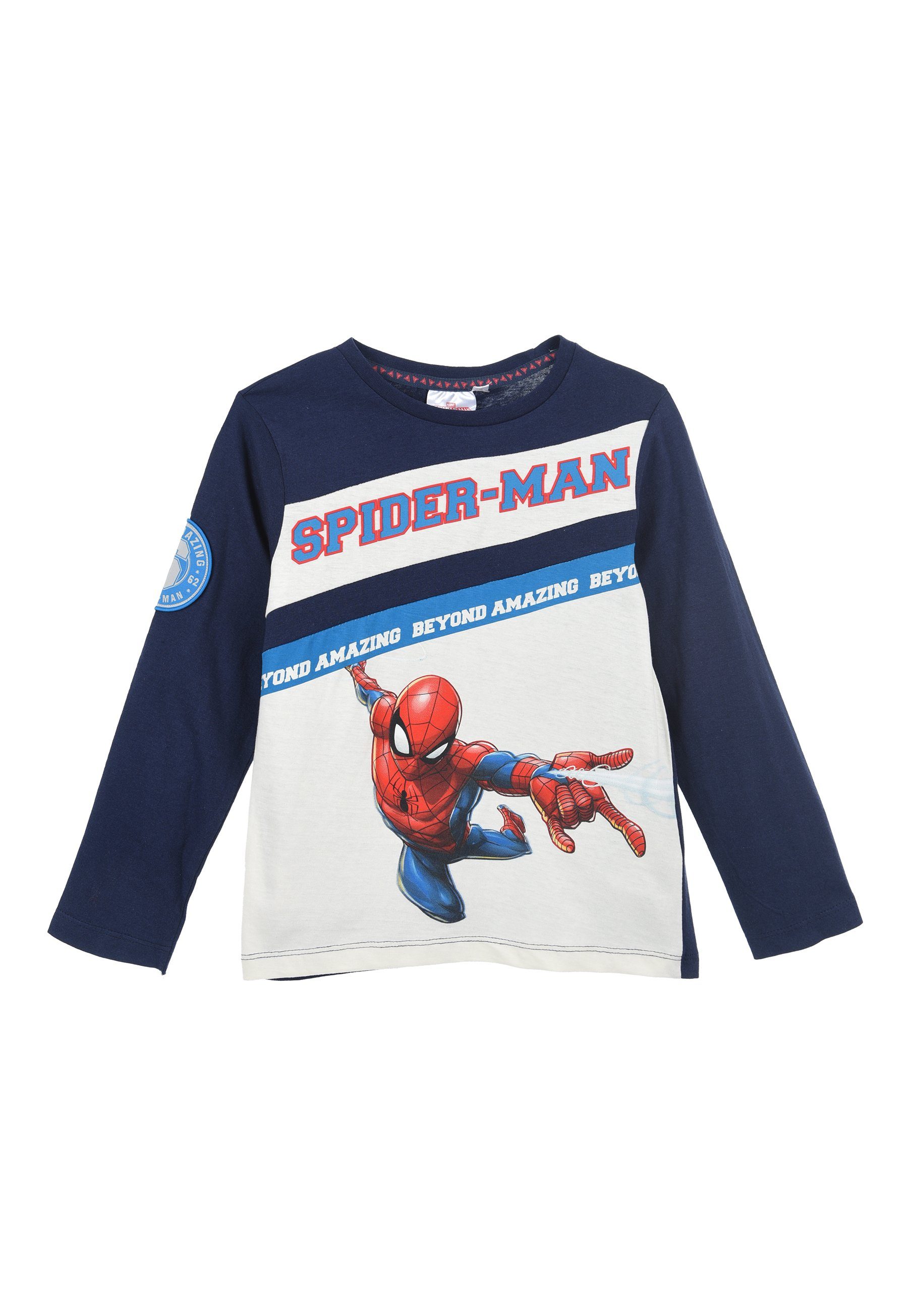 Spiderman Langarmshirt Kinder Jungen Longsleeve Langarm T-Shirt